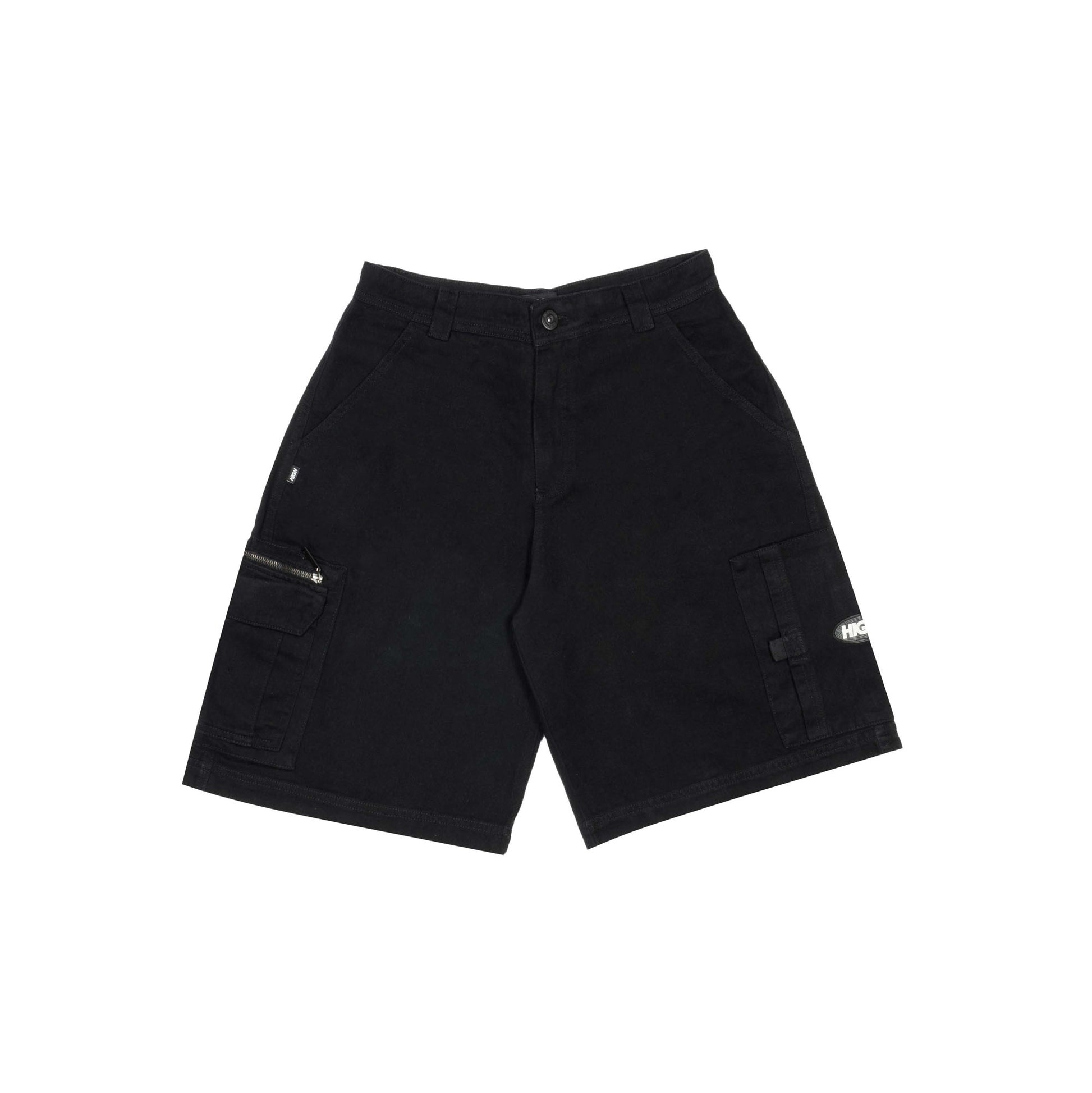 Cargo Twill Shorts Black