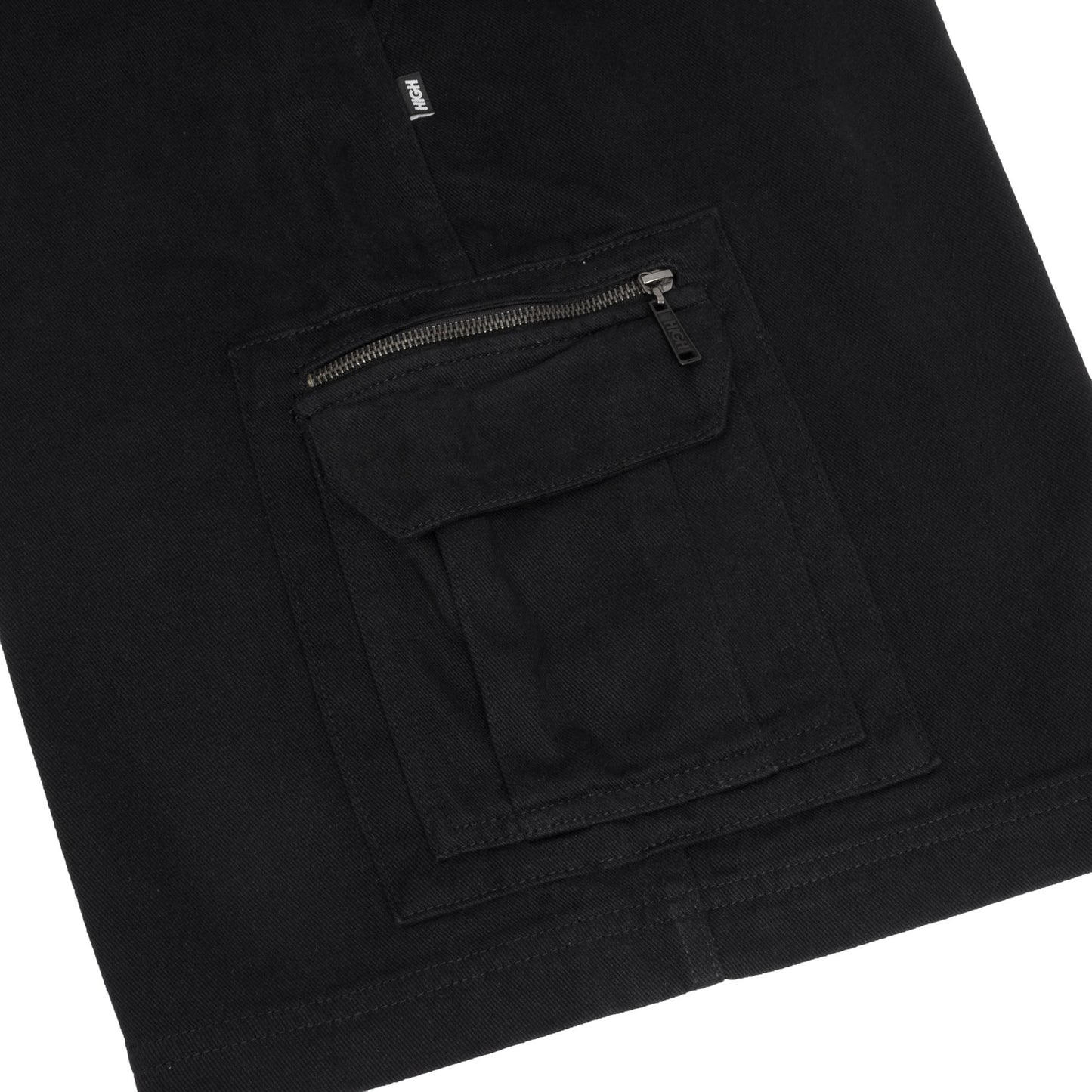 Cargo Twill Shorts Black