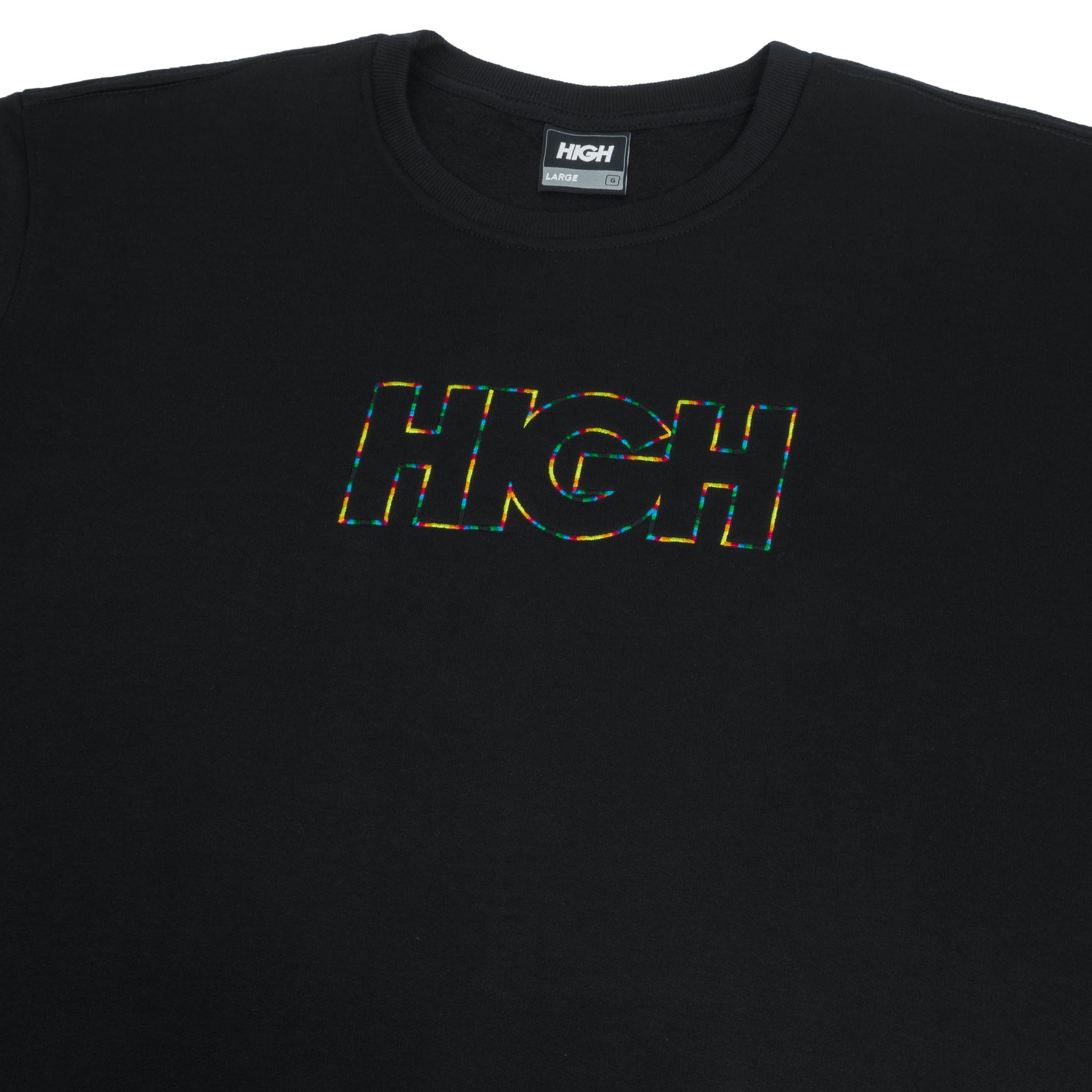 Crewneck Logo Colored Black