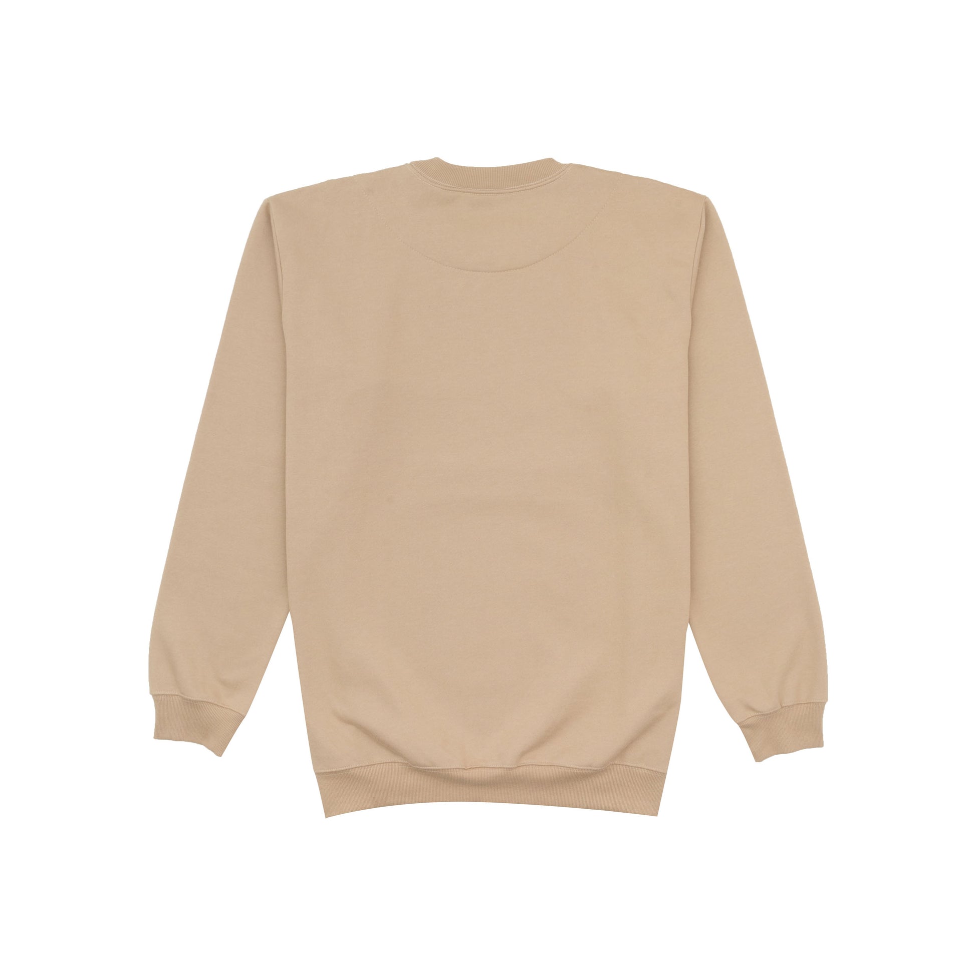 Crewneck Logo Line Beige