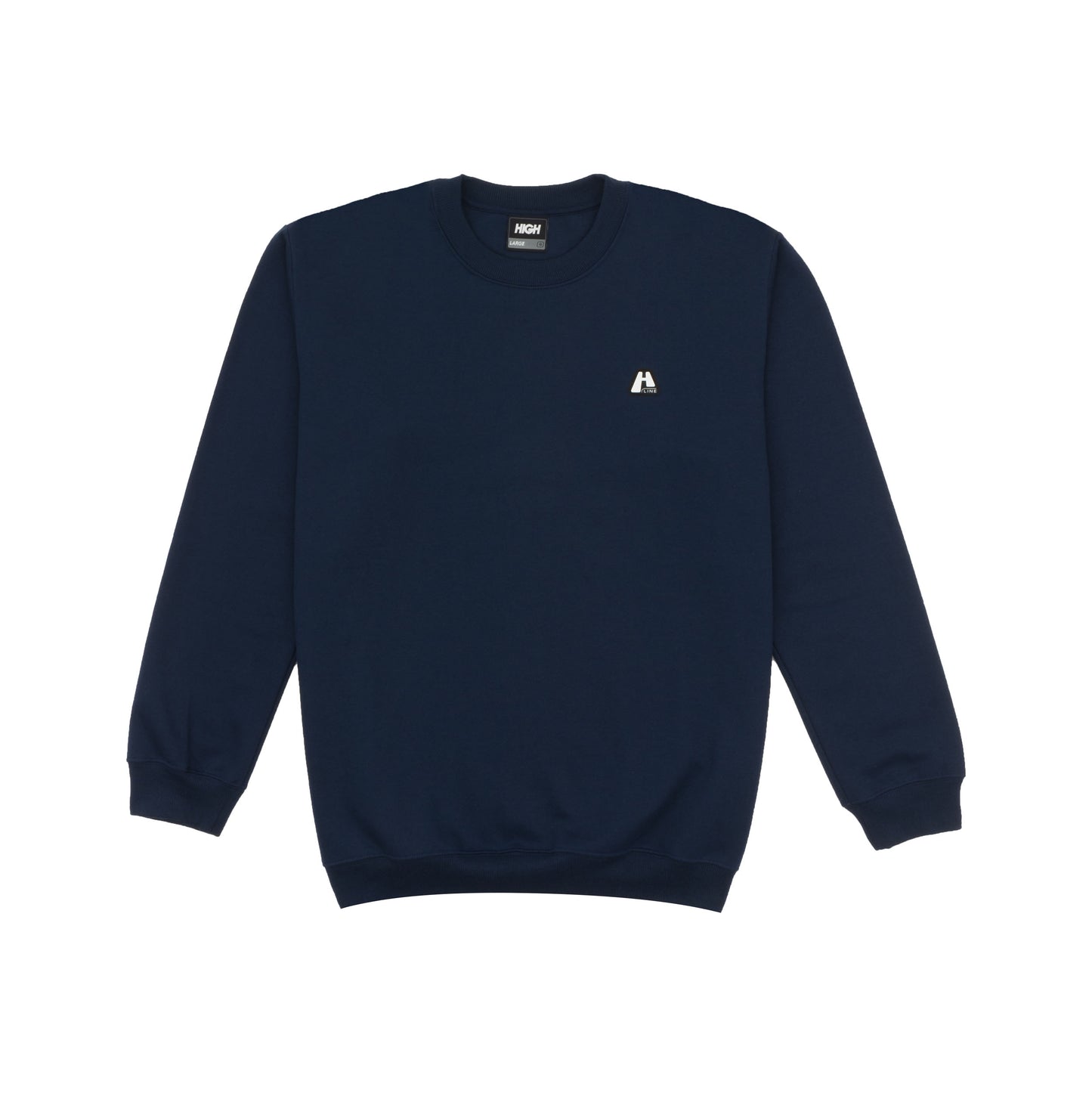 Crewneck Logo Line Navy