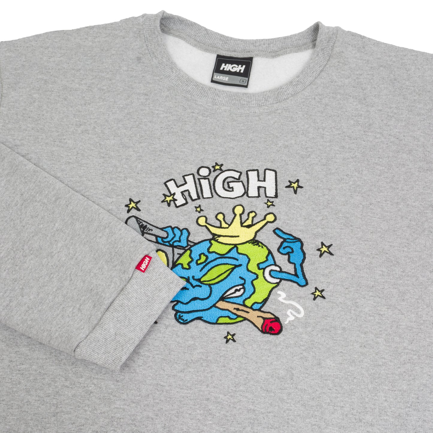 Crewneck World Heather Grey