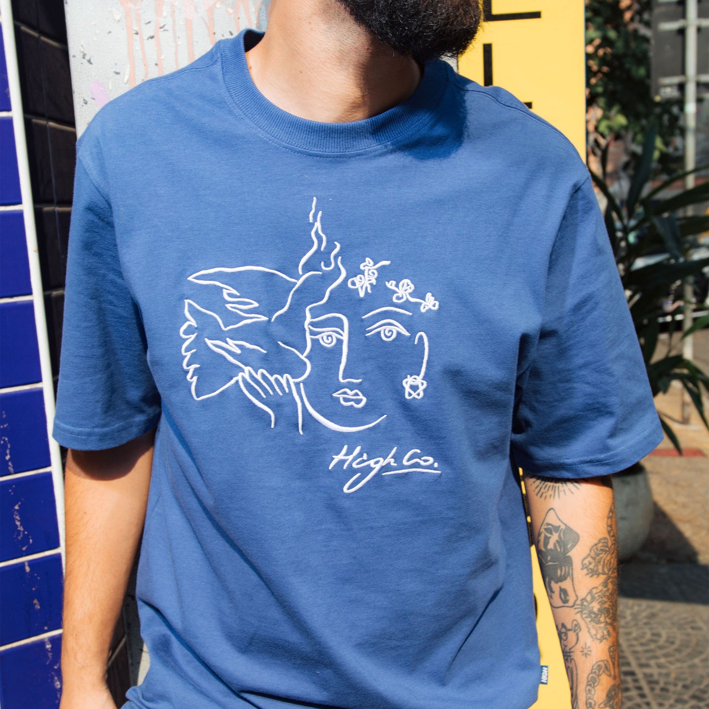 Tee Picasso Blue
