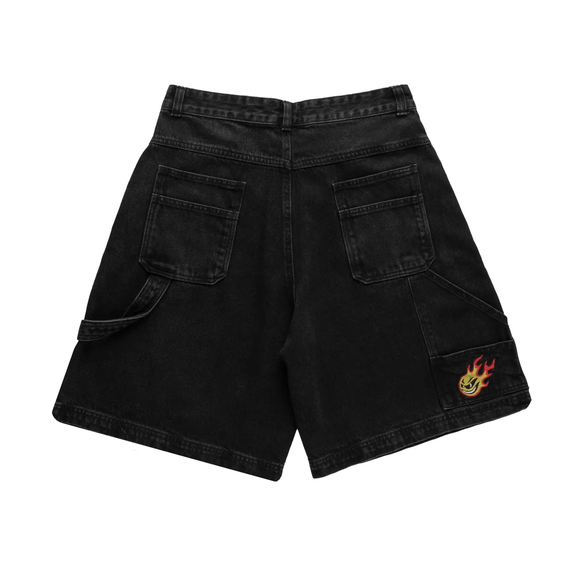 Denim Carpenter Shorts Black