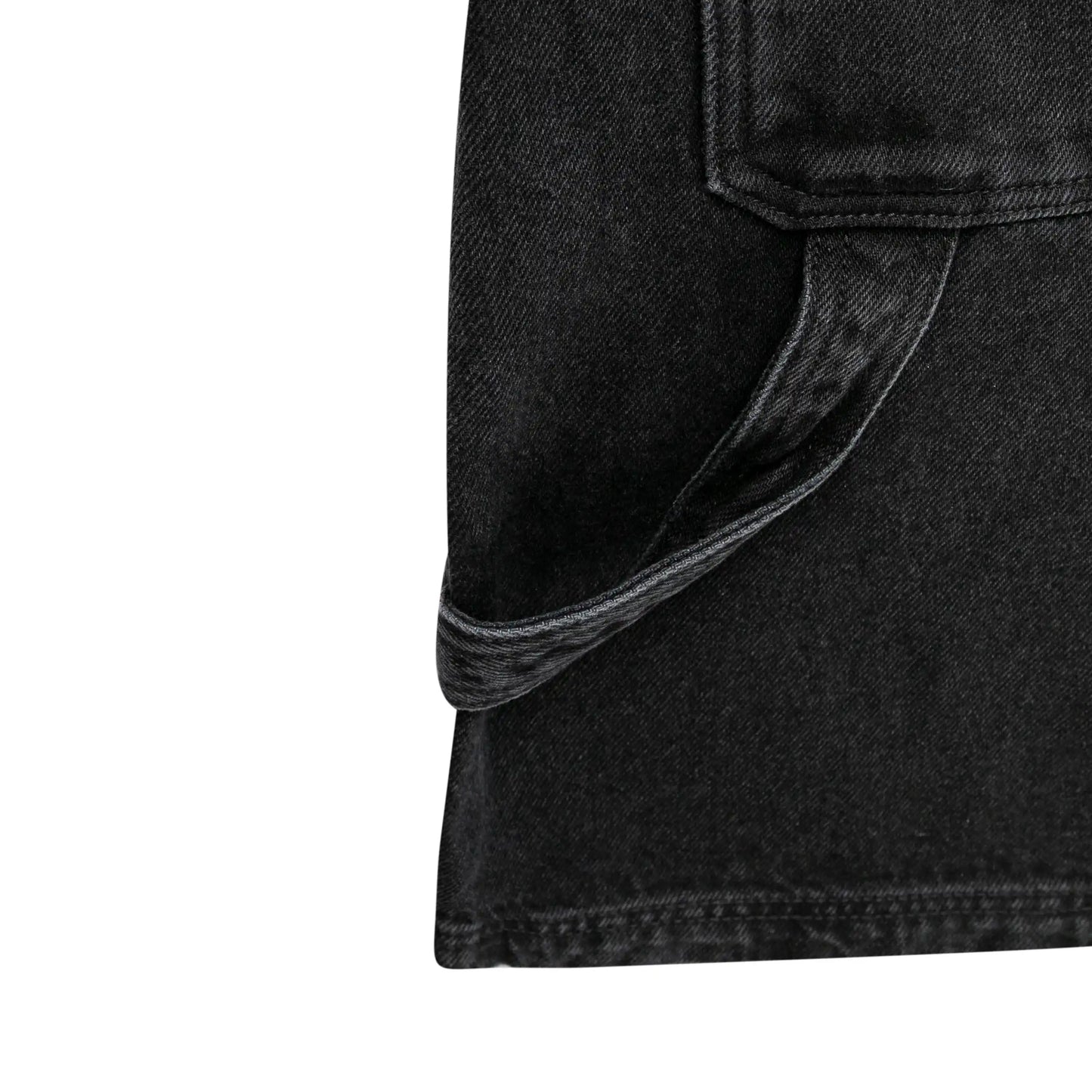 Denim Carpenter Shorts Black