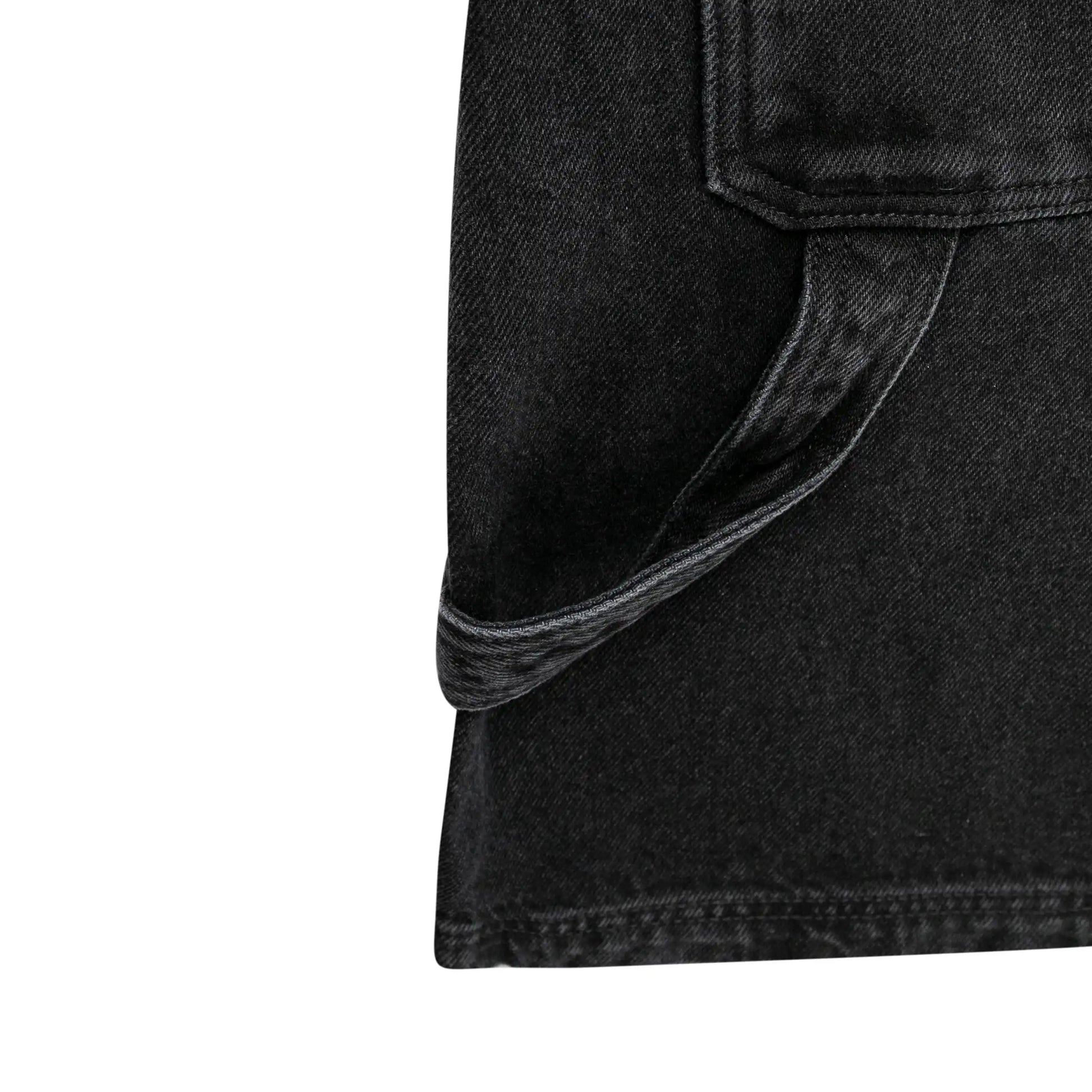 Denim Carpenter Shorts Black