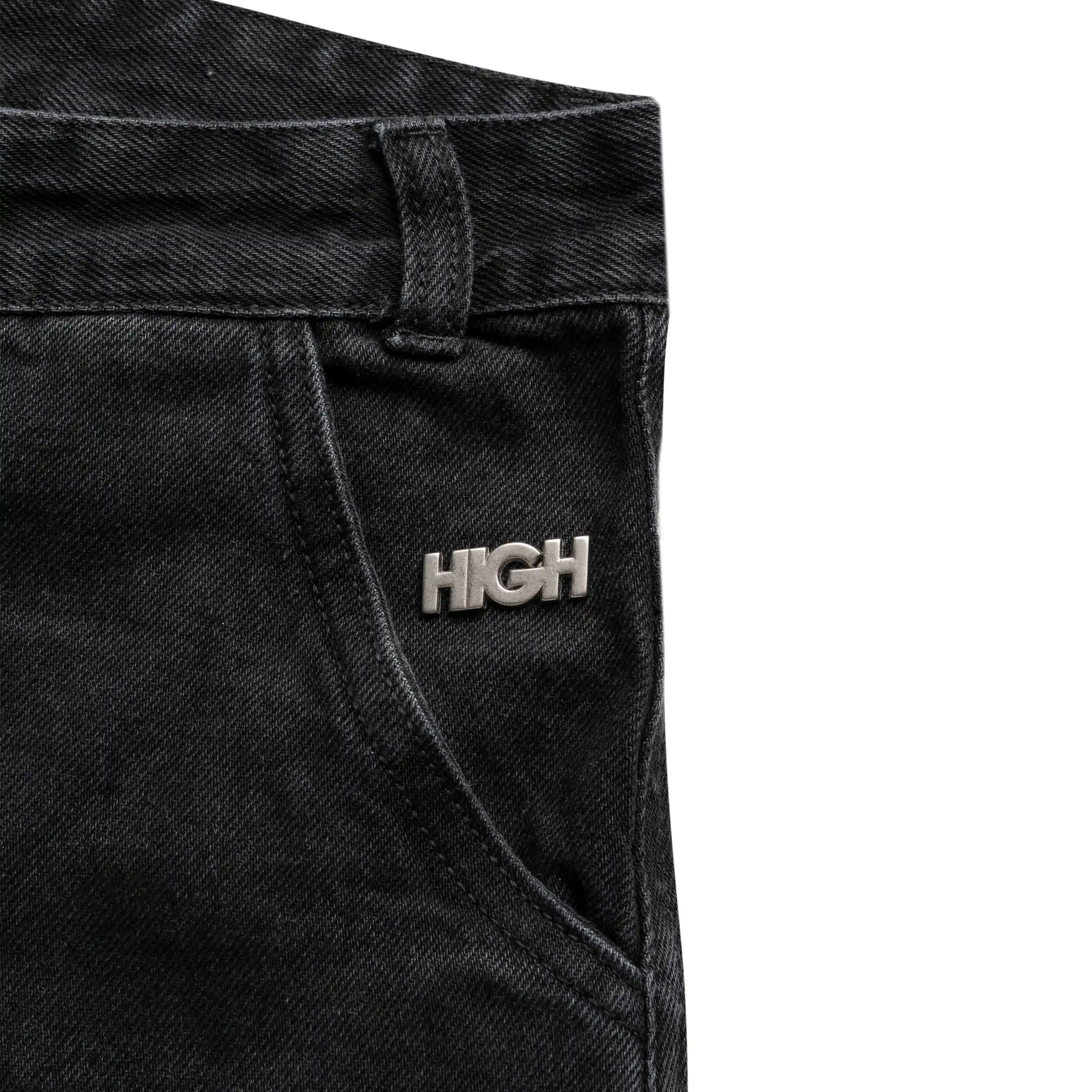 Denim Carpenter Shorts Black