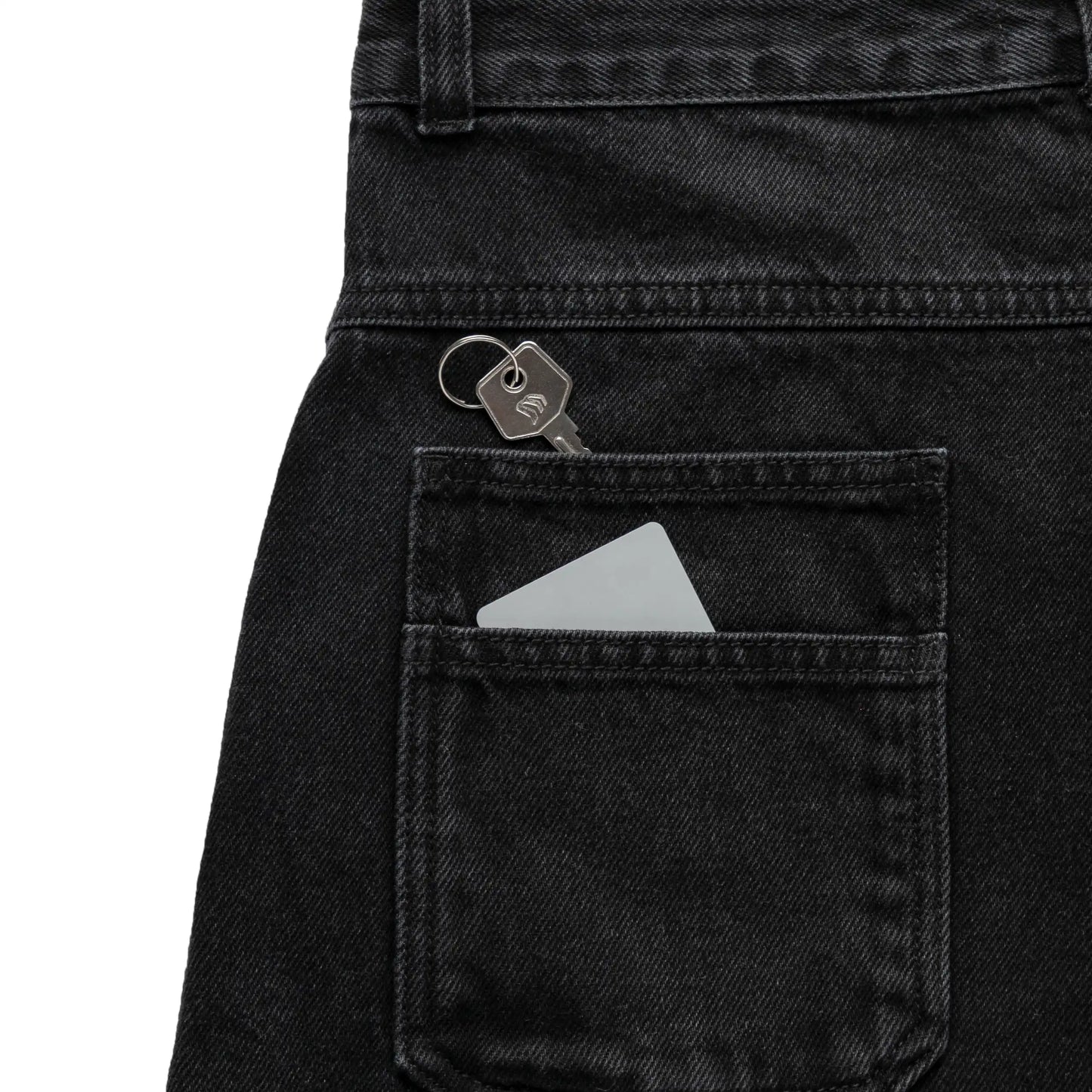 Denim Carpenter Shorts Black
