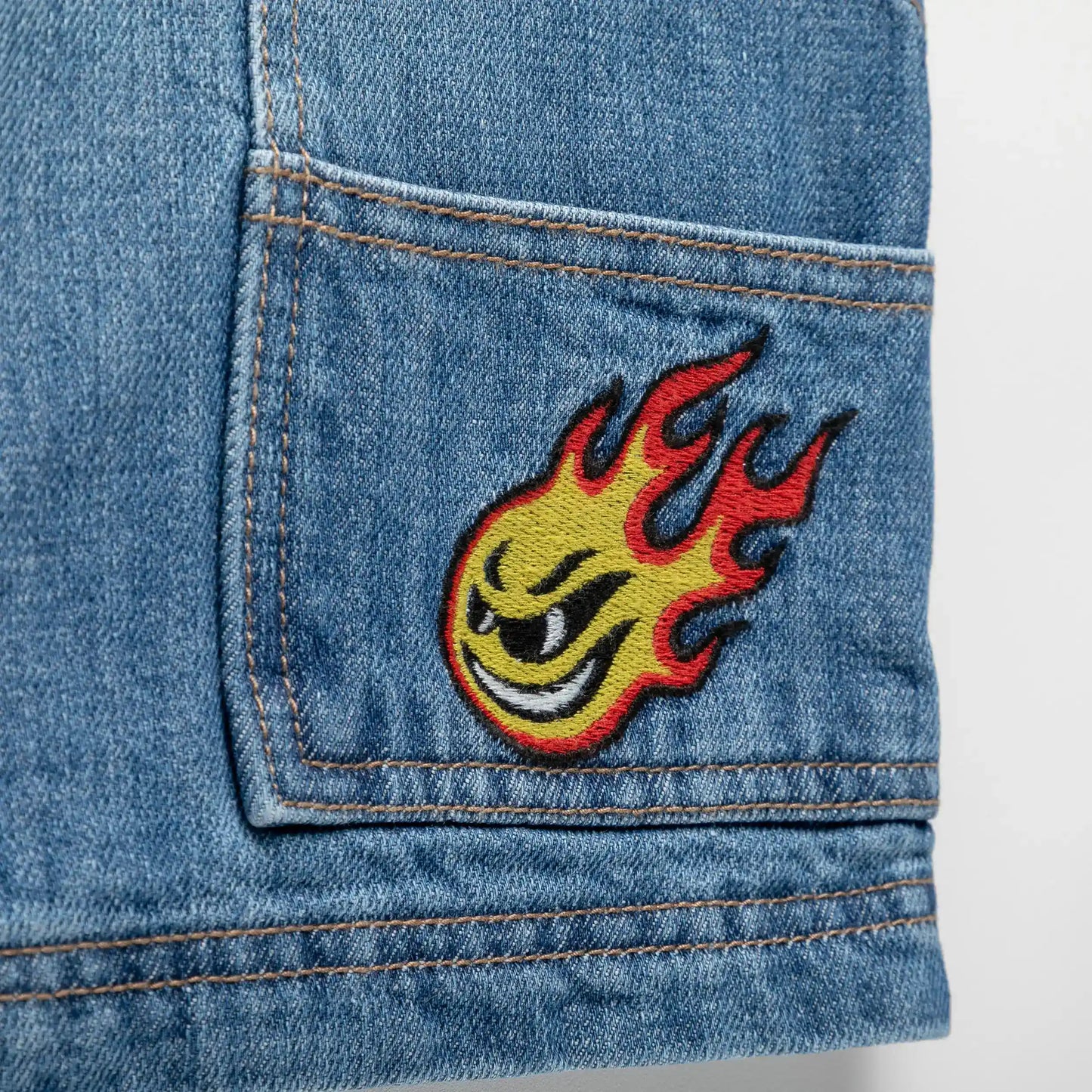 Denim Carpenter Shorts Blue