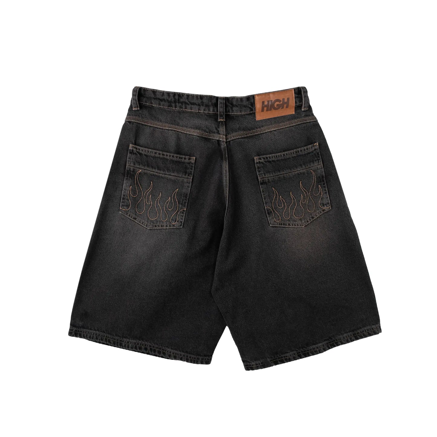 Denim Fire Shorts Brown