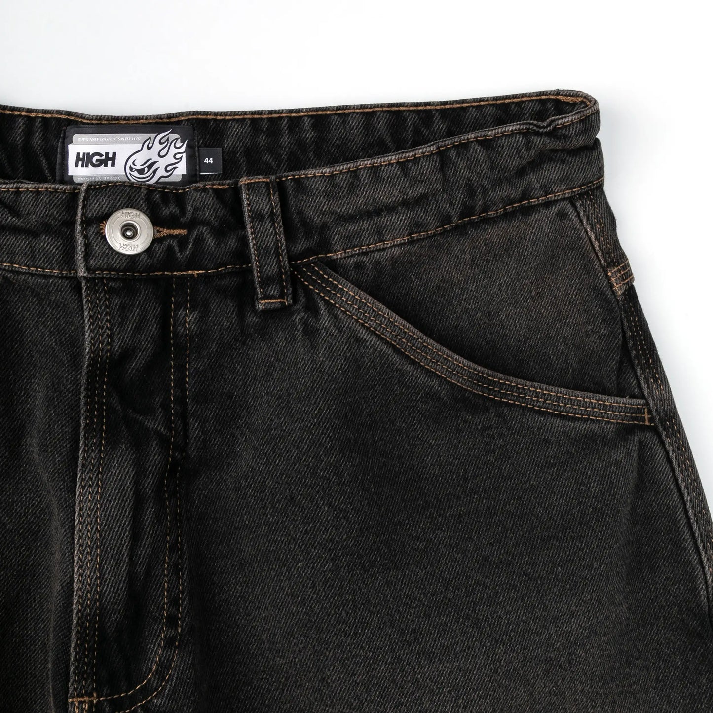Denim Fire Shorts Brown