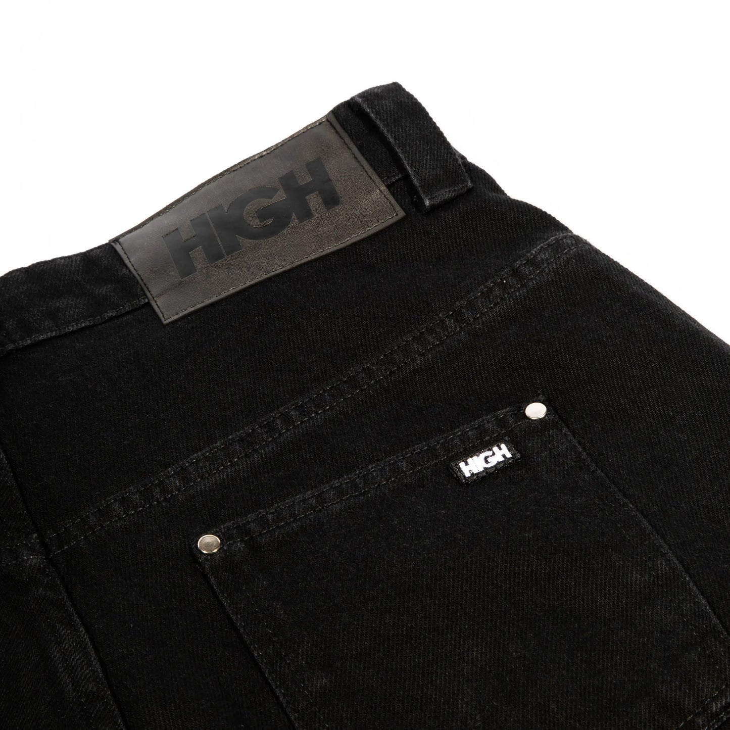Denim Pants H-Line Black