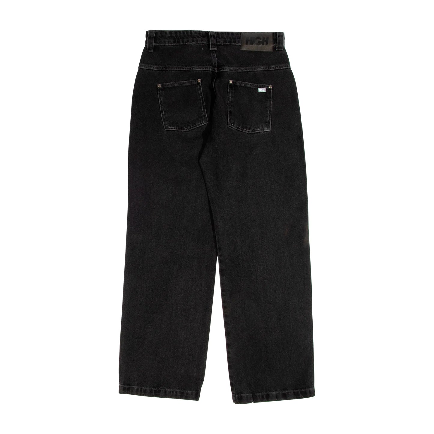 Denim Pants H-Line Washed Black
