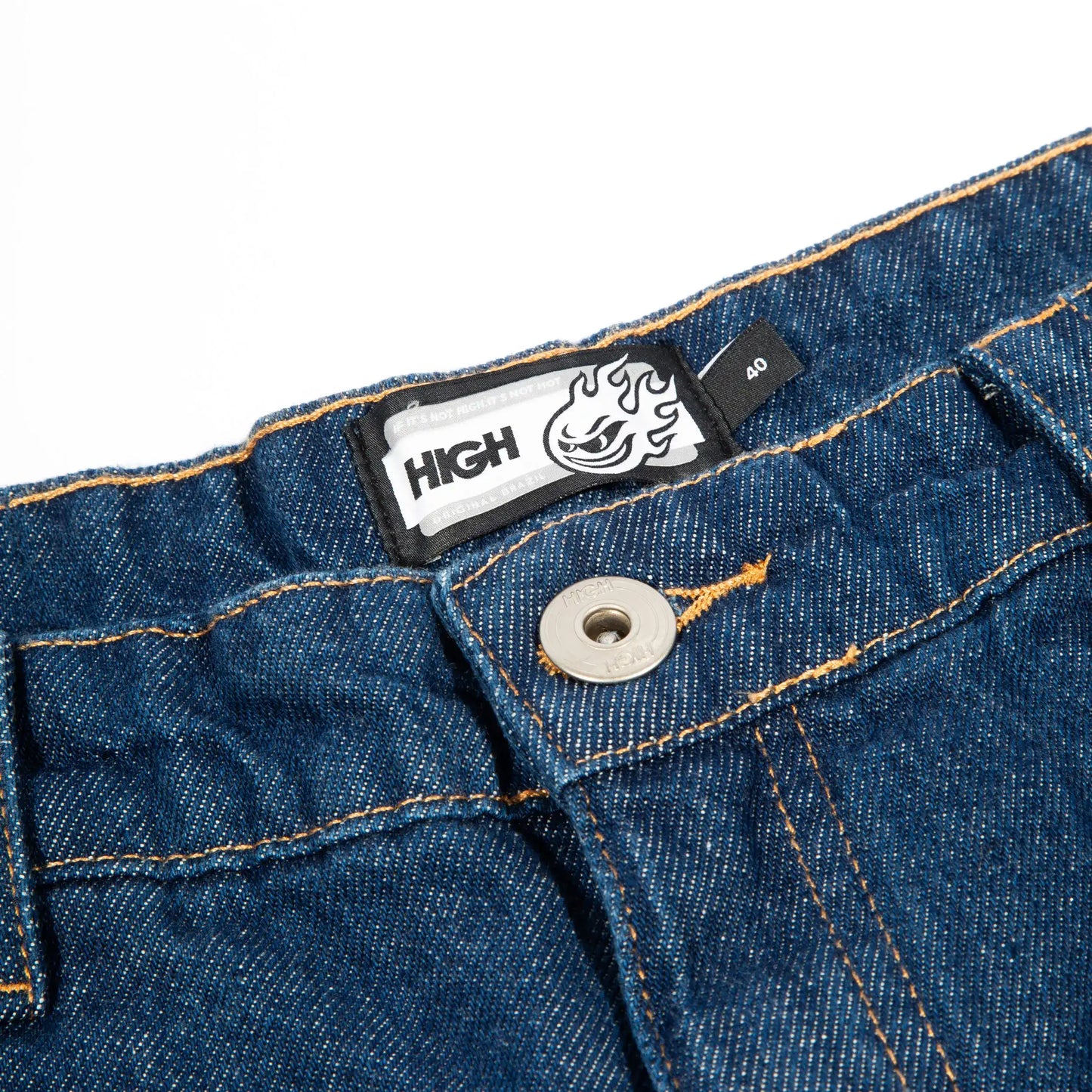 Denim Pants H-Line Raw Washed