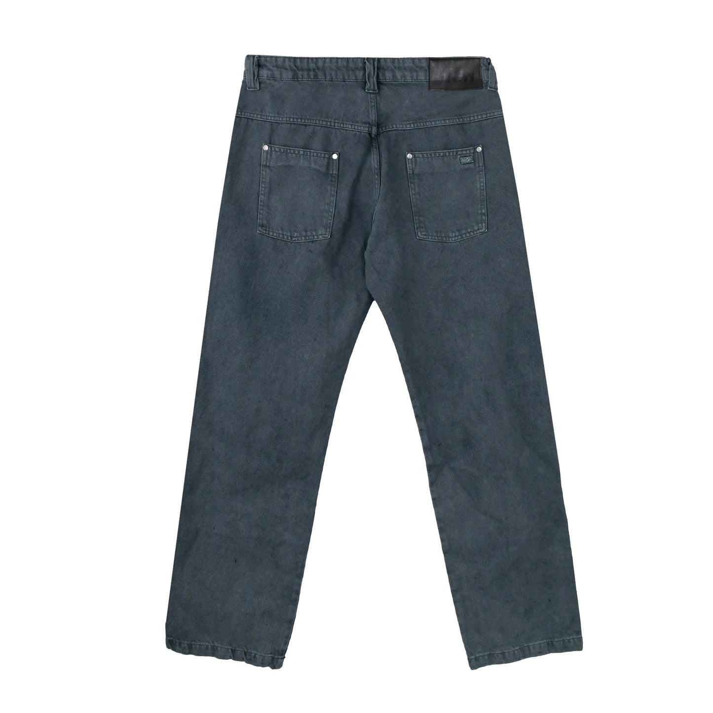 Denim Pants Minimal Patch Grey