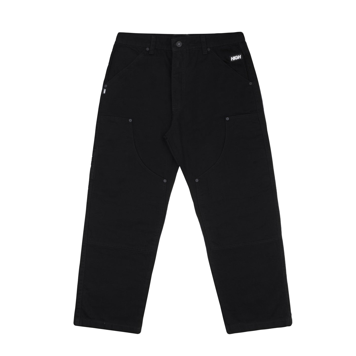Double Knee 5 Pocket Black