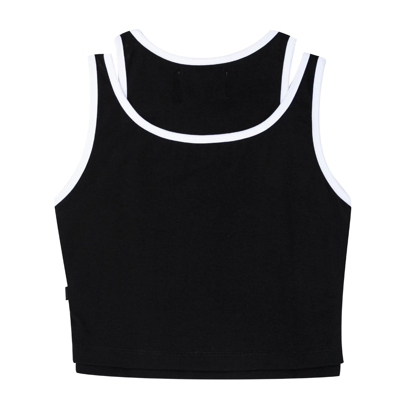 Double Take Mickey Top Black