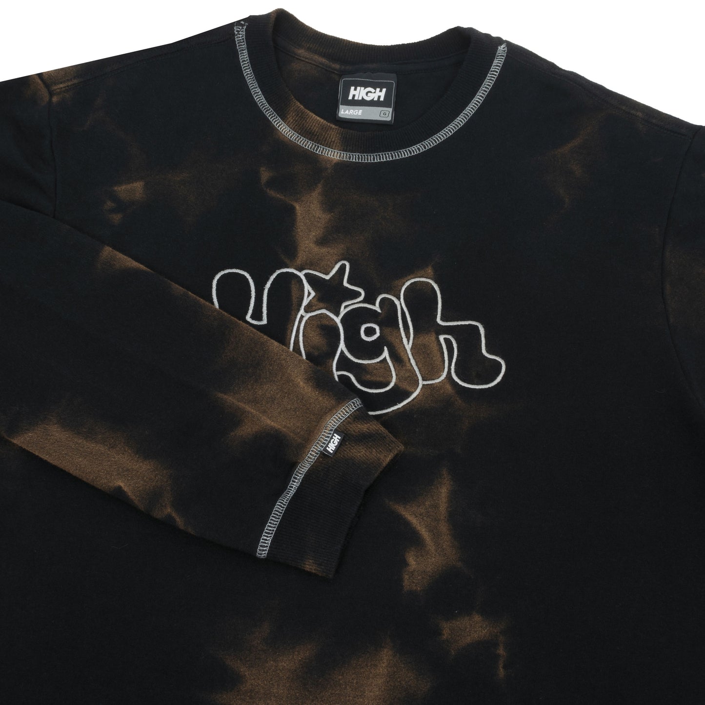 Dyed Crewneck Bubbly Black