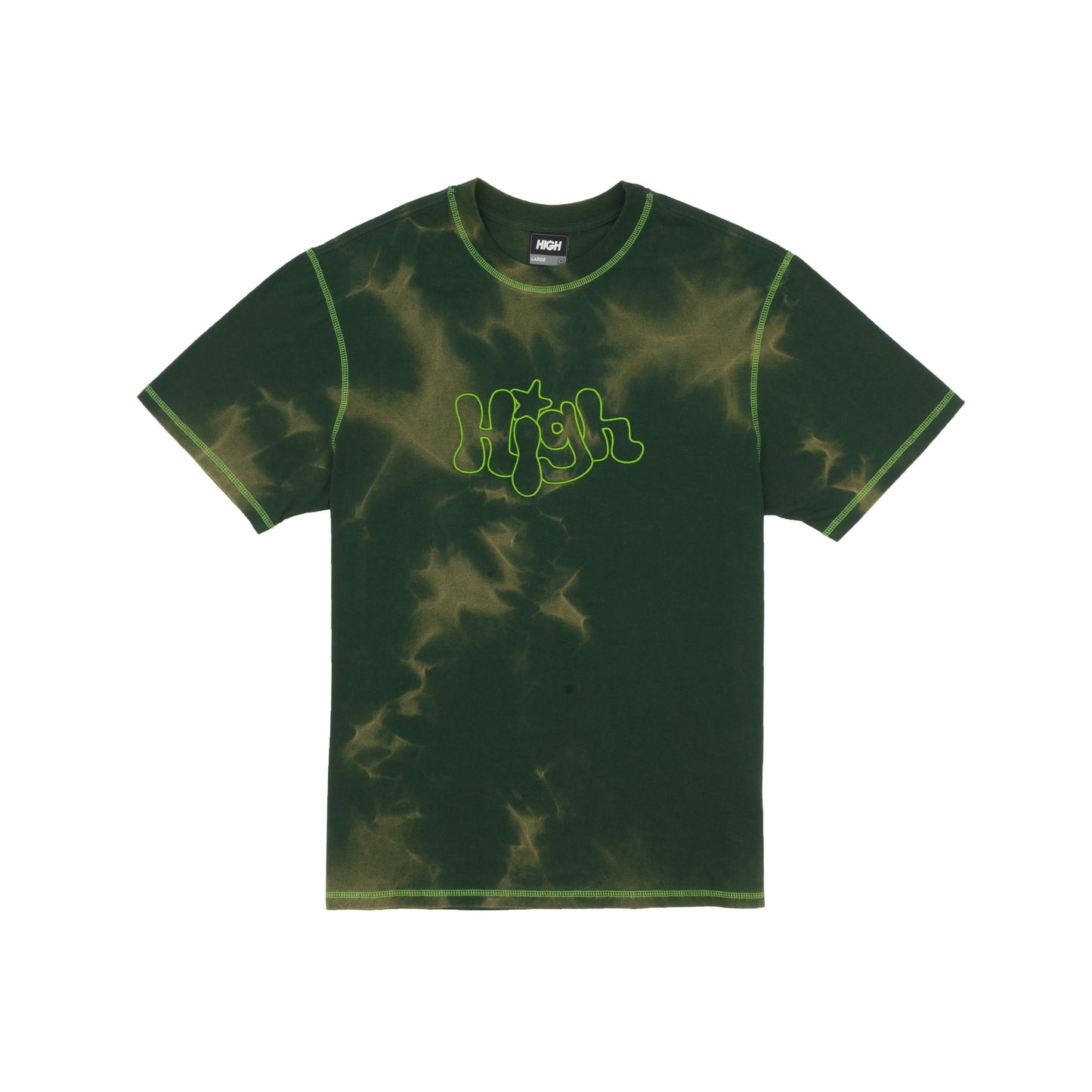Dyed Tee Bubbly Green