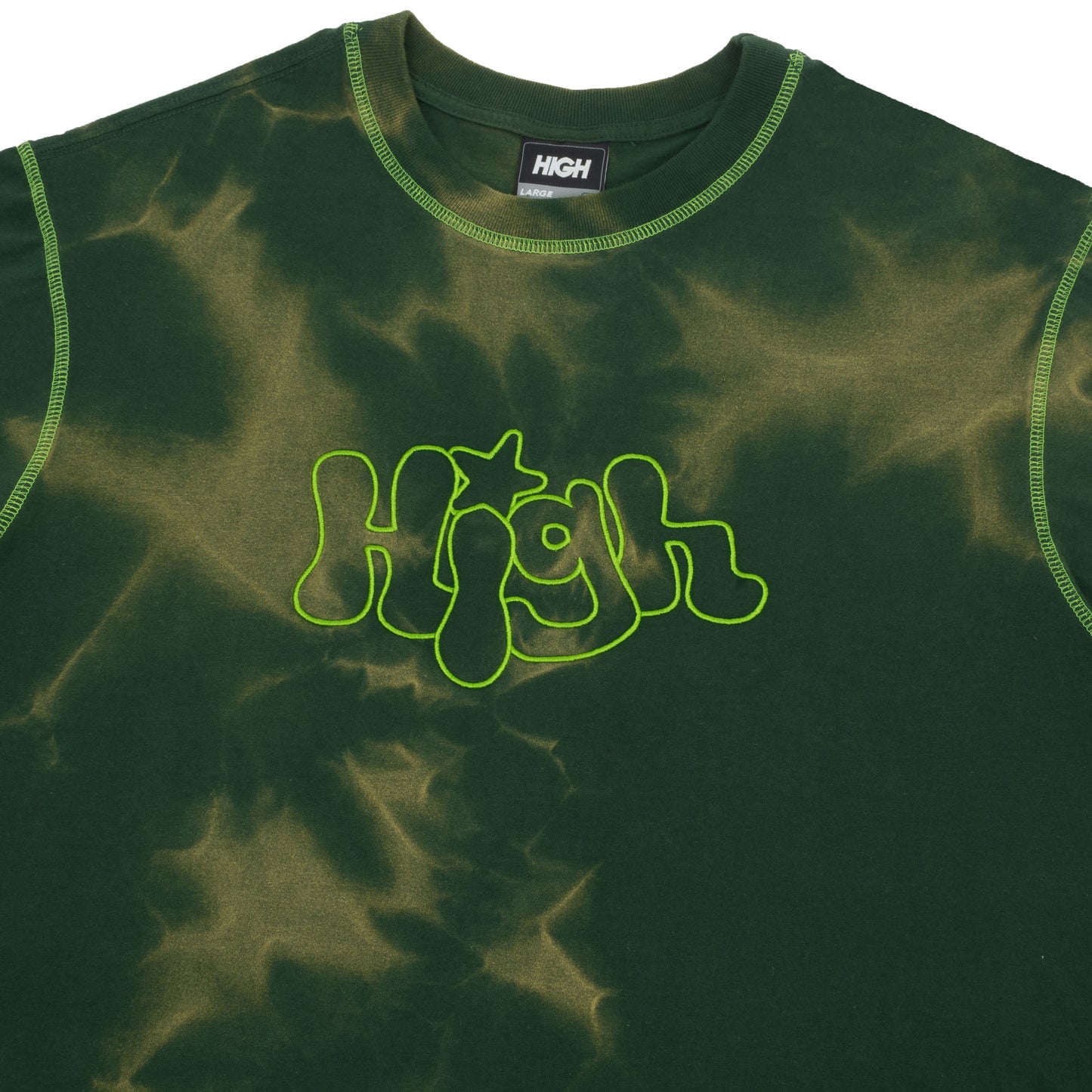Dyed Tee Bubbly Green