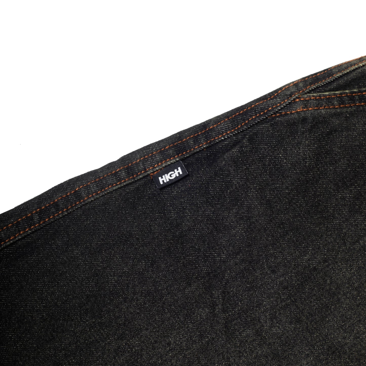 Faded Denim Shorts Swamp