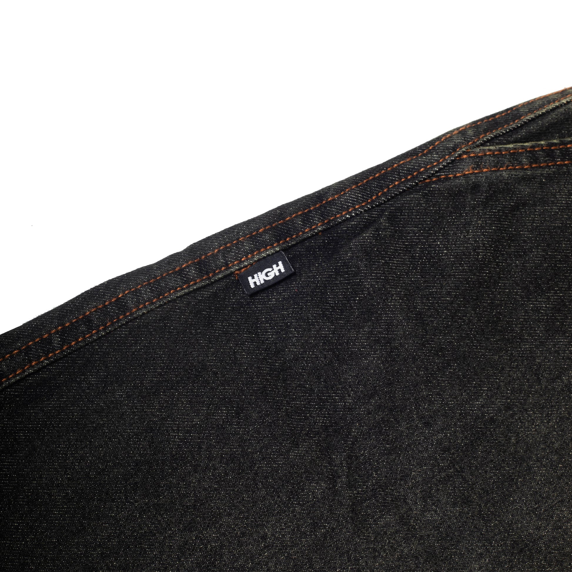 Faded Denim Shorts Swamp