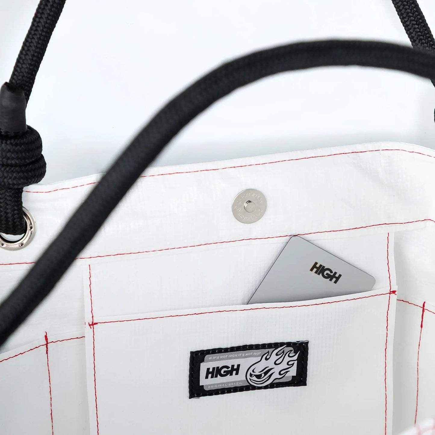 Fire Tote Bag White