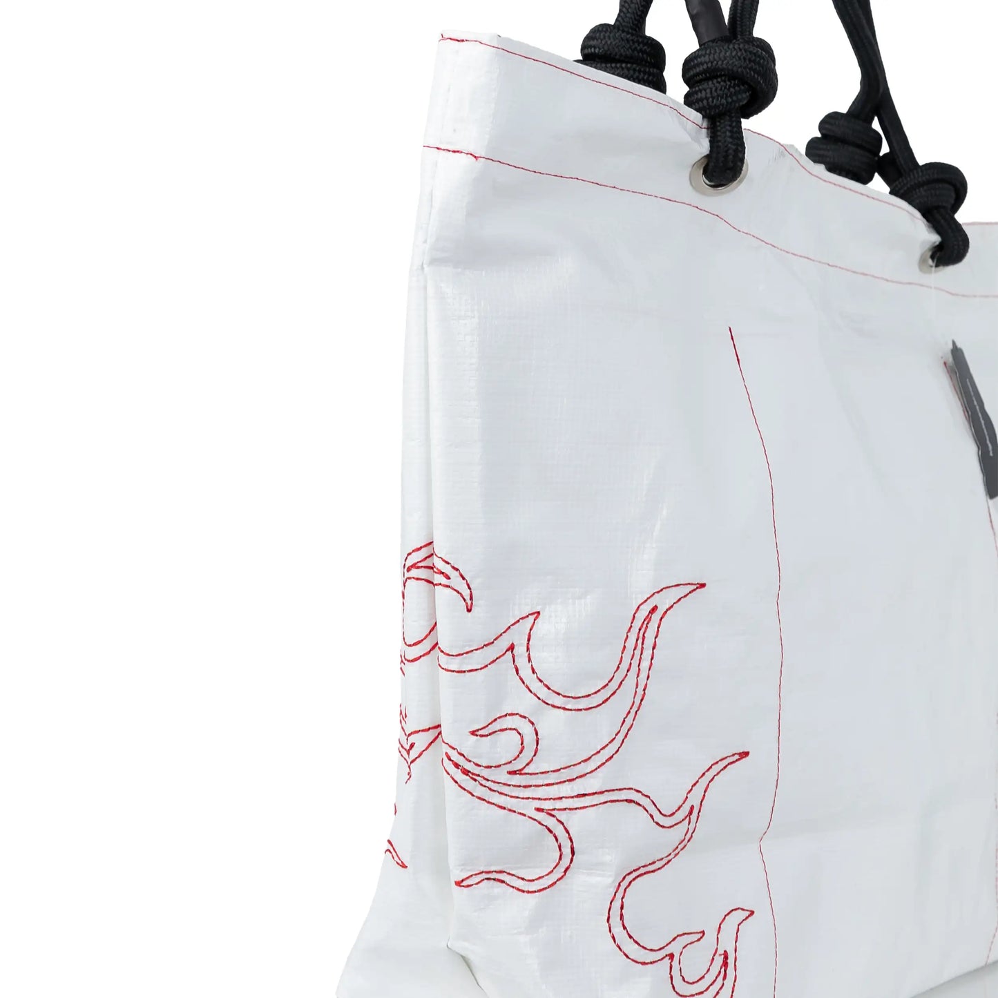 Fire Tote Bag White