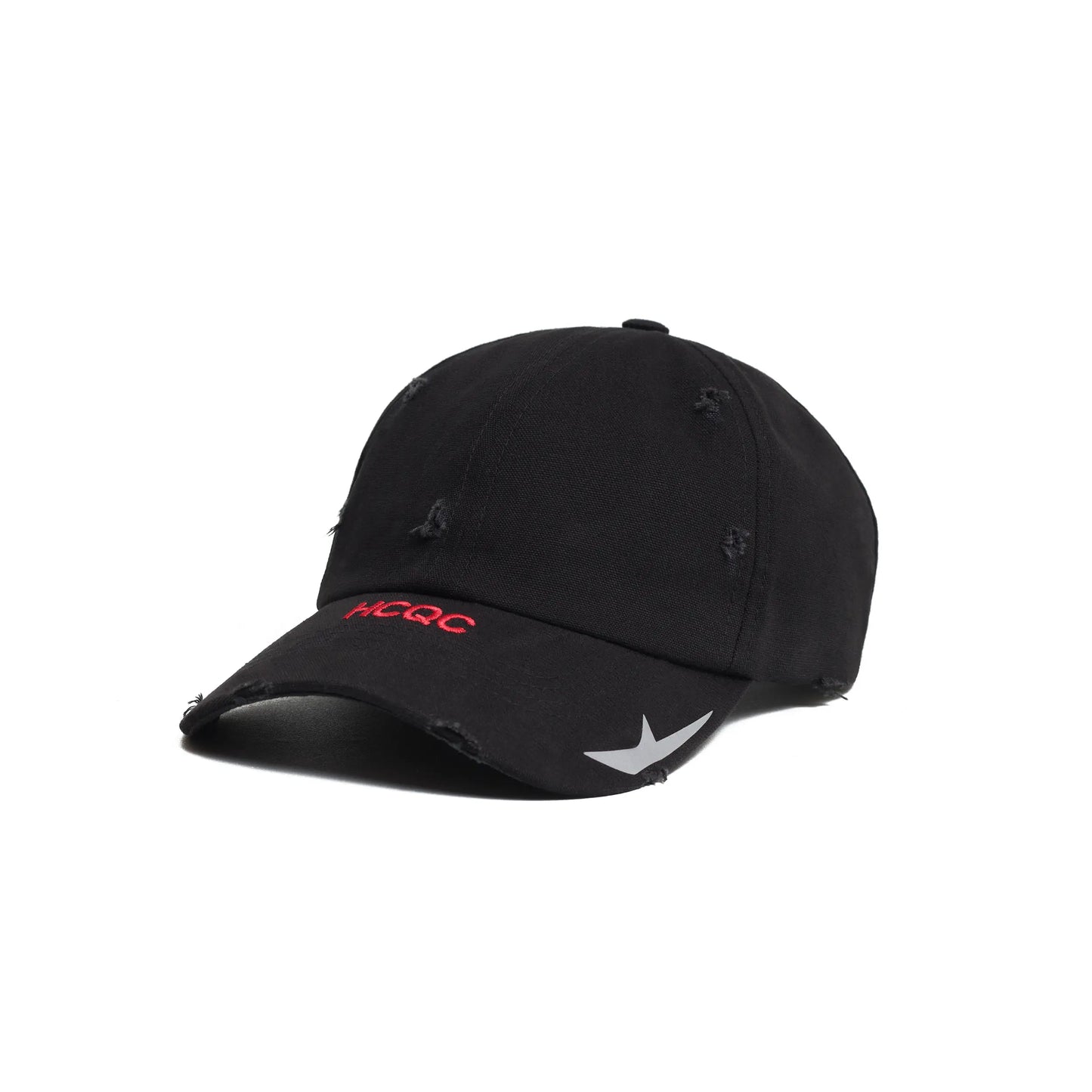 HCQC Distressed Hat Black