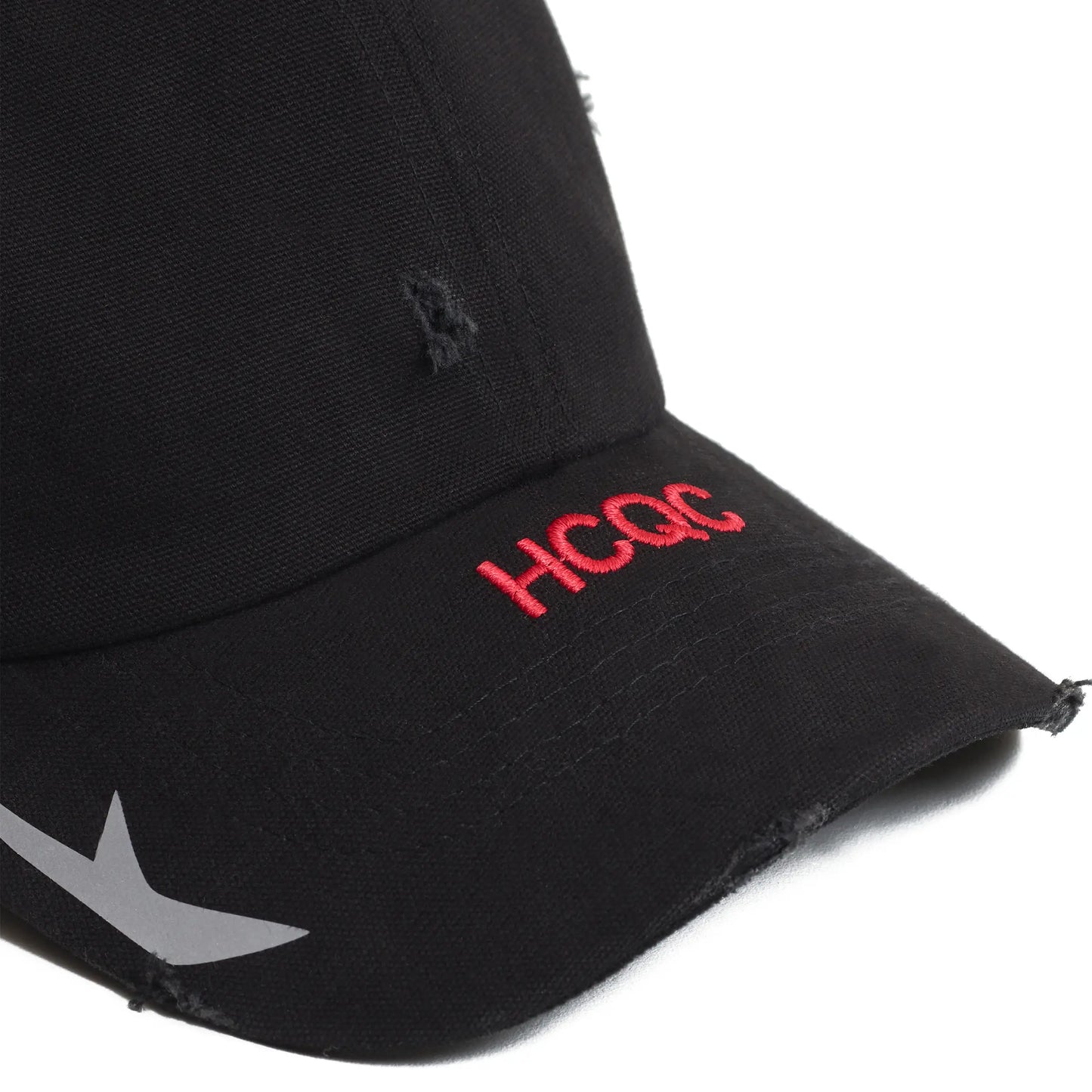 HCQC Distressed Hat Black
