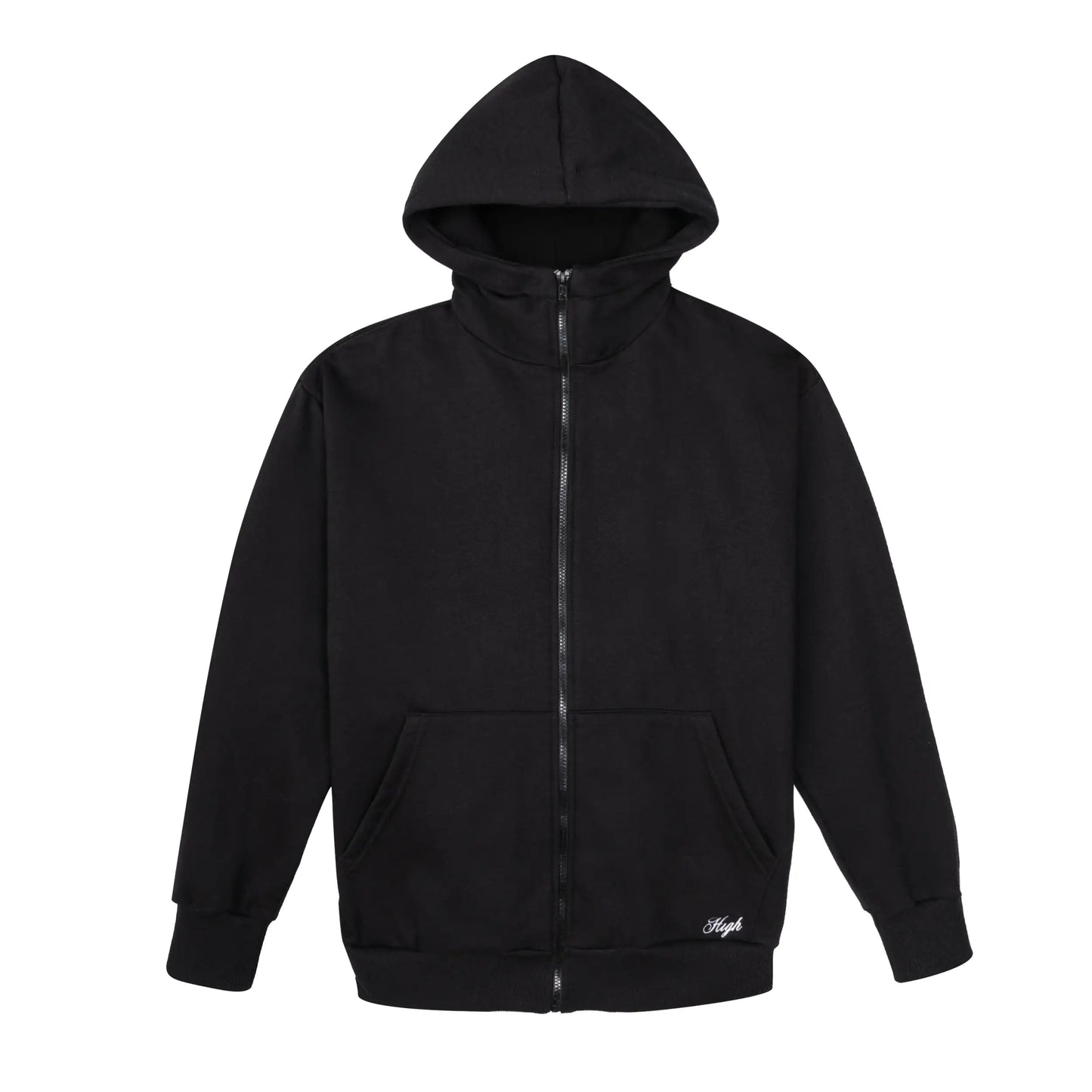 Hoodie Waffle Black