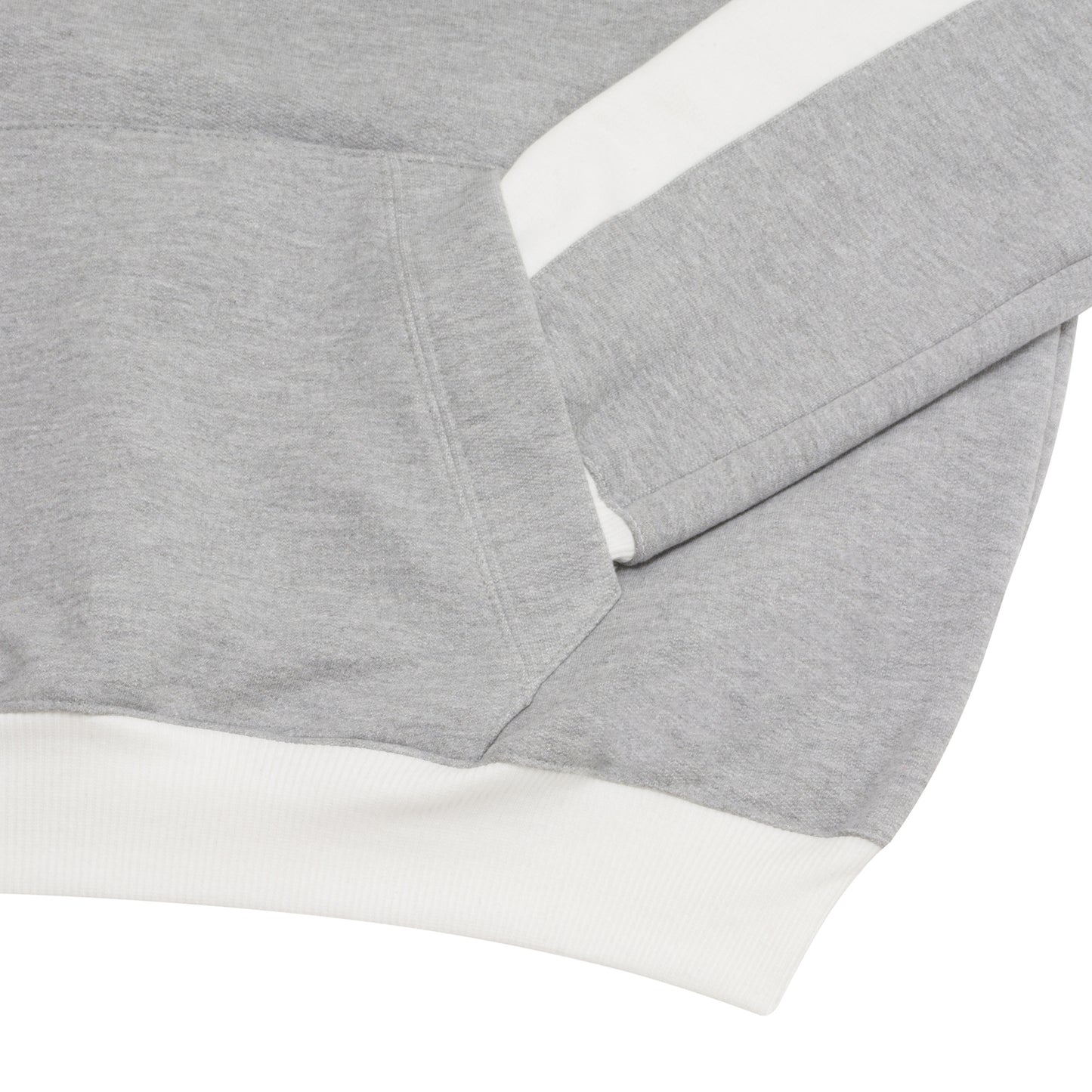 Hoodie Bridge White/ Heather Grey