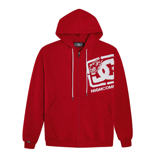 Hoodie HIGH X DC Red
