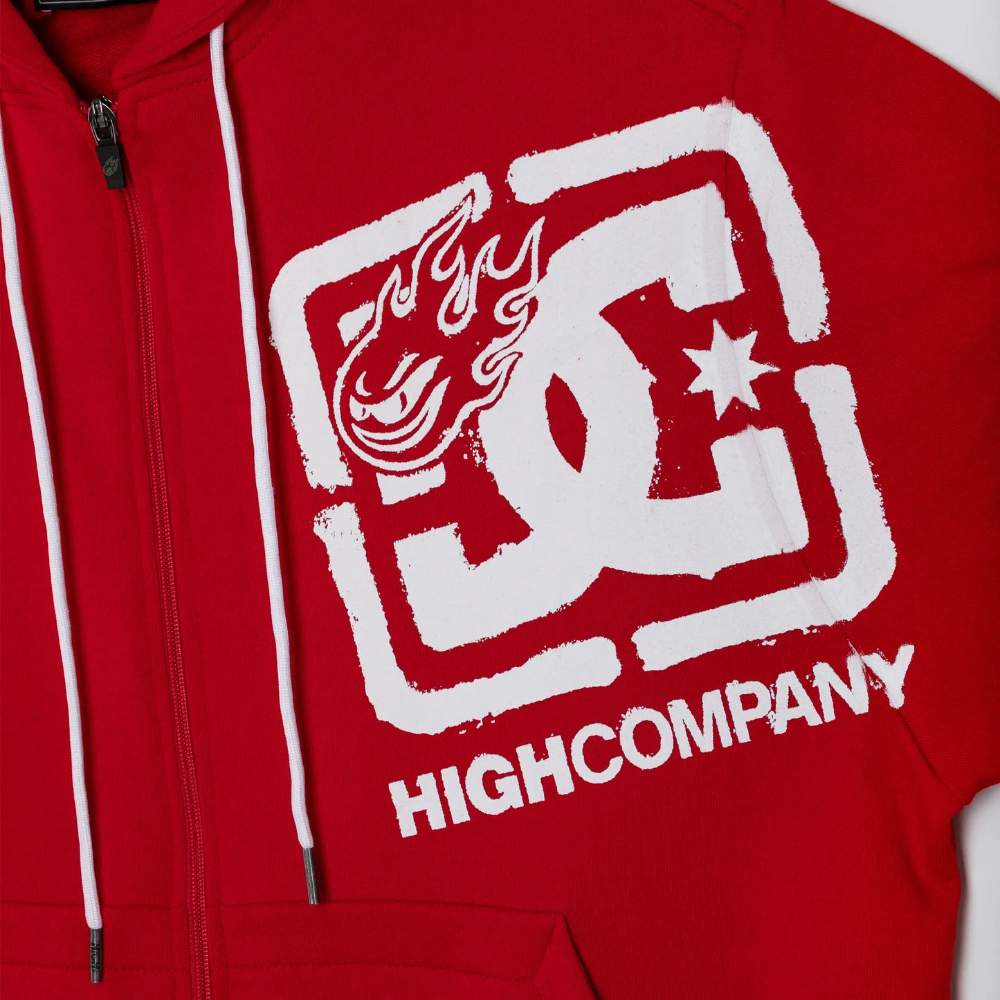 Hoodie HIGH X DC Red