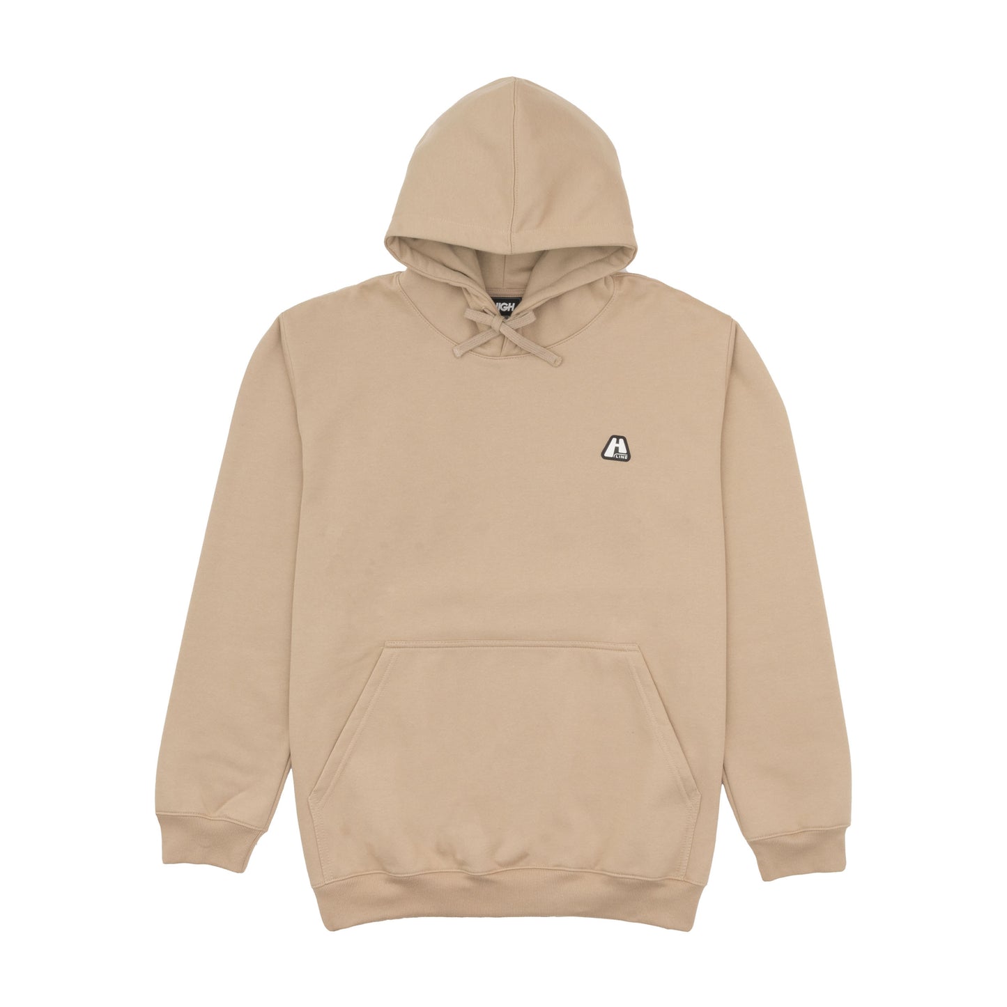 Hoodie Logo Line Beige