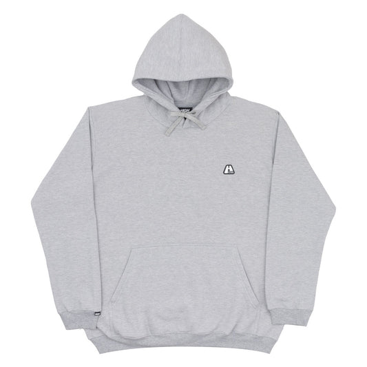 Hoodie Logo Line Heather Grey