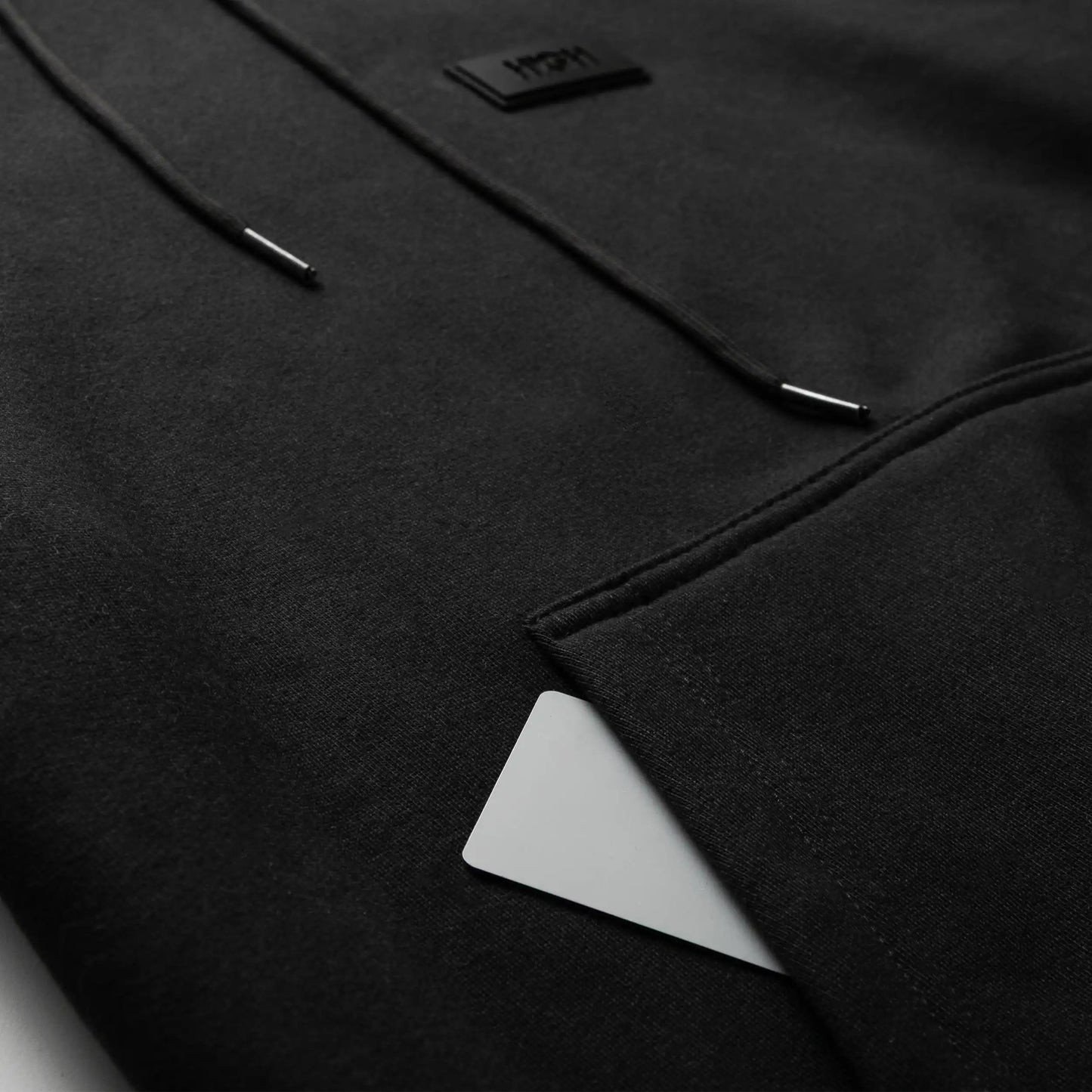 Hoodie Logo Patch Black