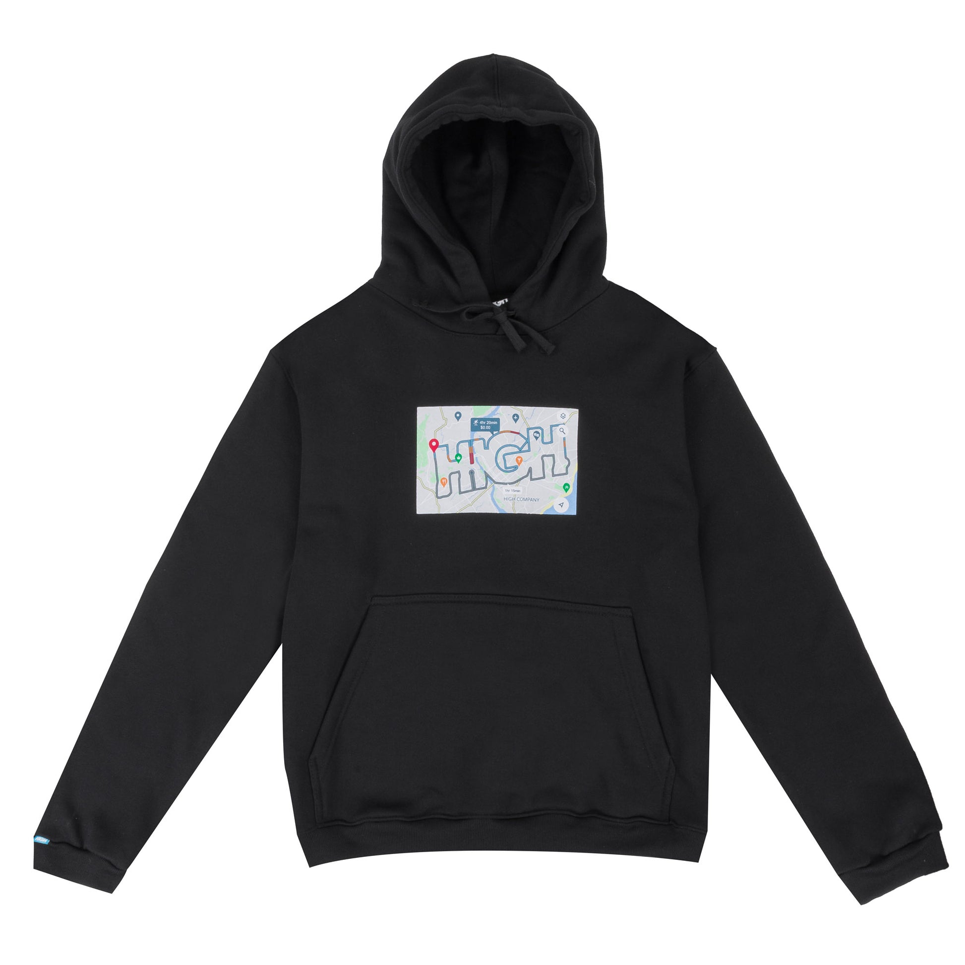 Hoodie Maps Black