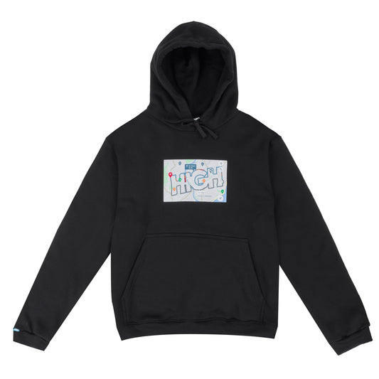 Hoodie Maps Black