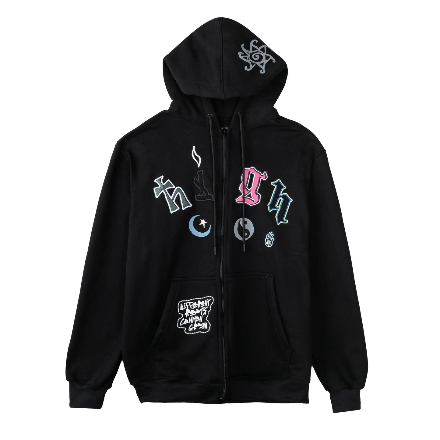 Hoodie Symbols Black
