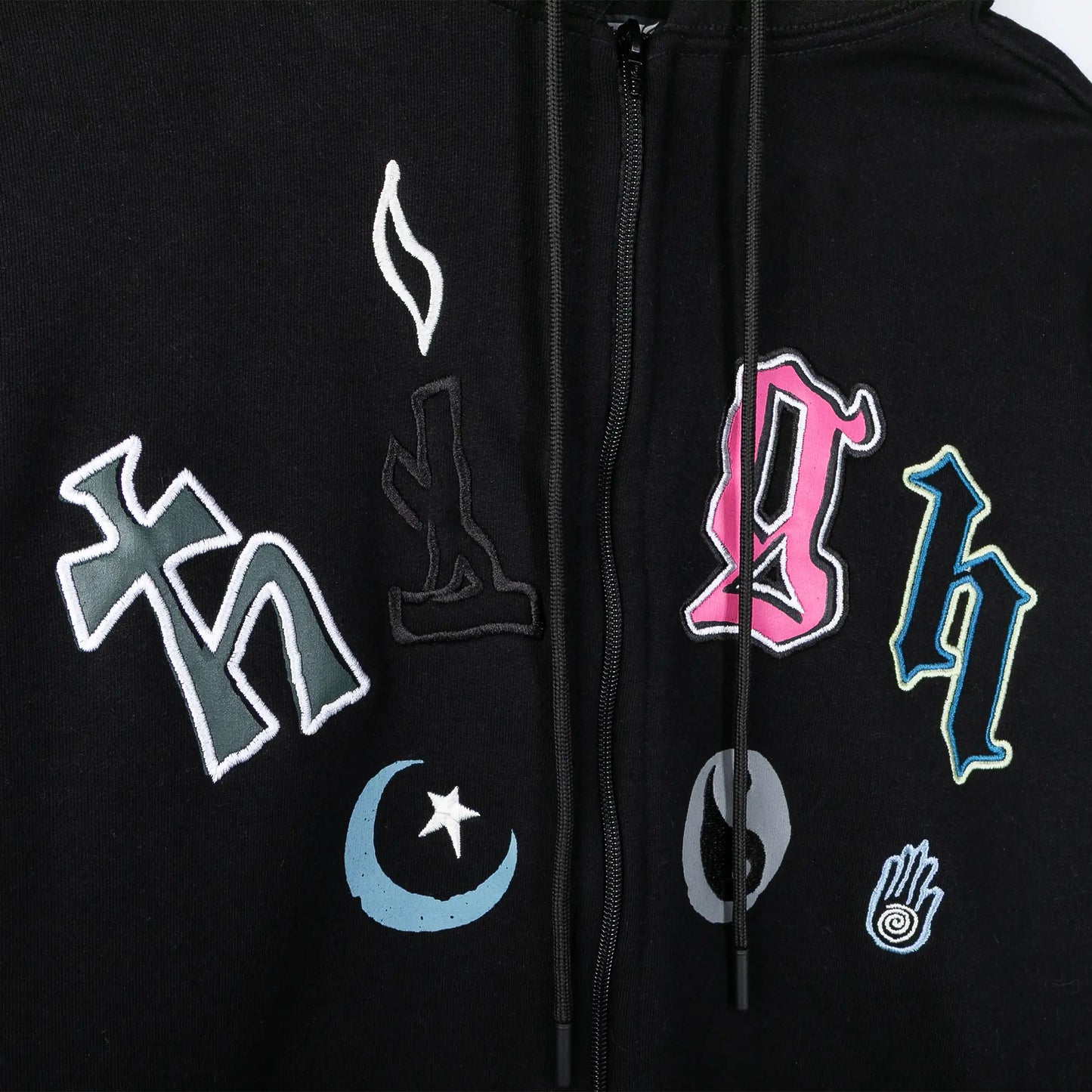 Hoodie Symbols Black
