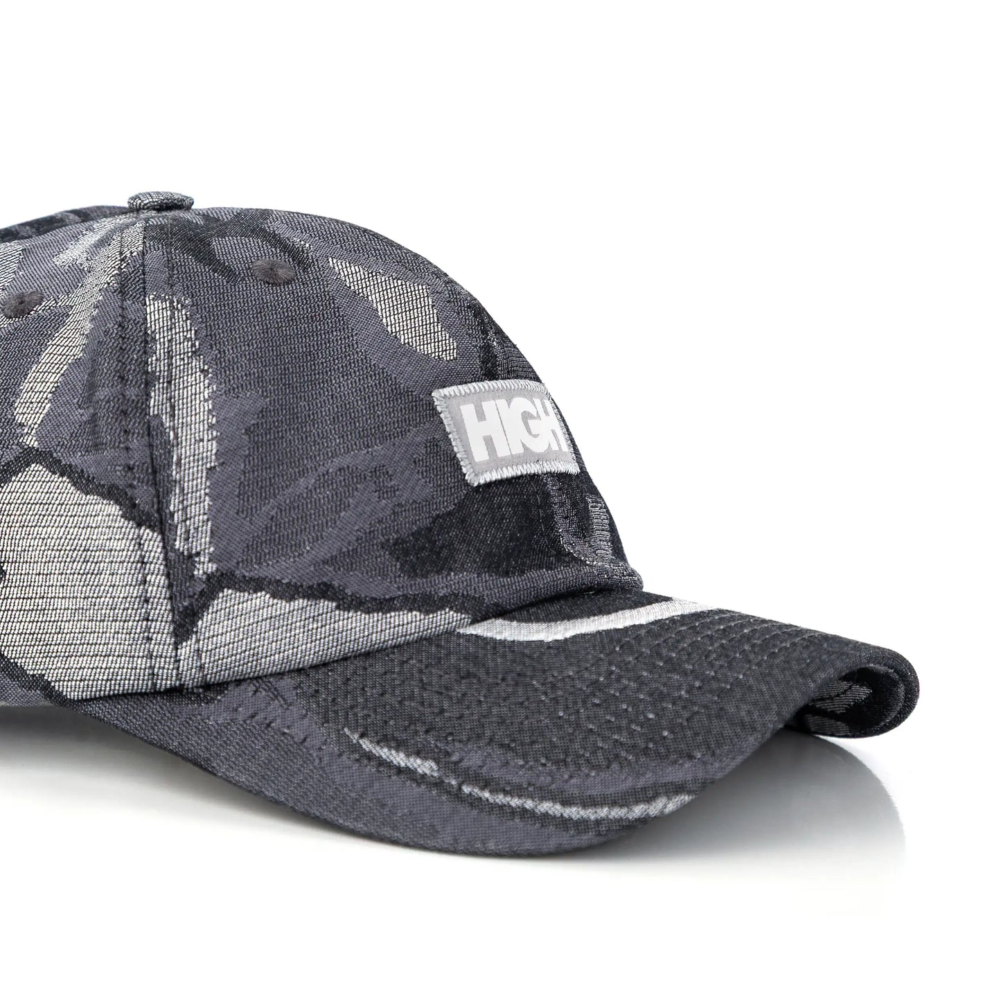 Jacquard 6 Panel Black