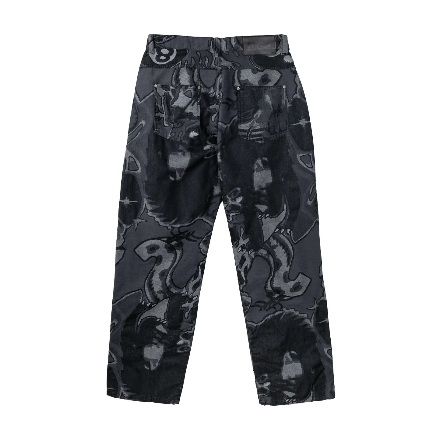 Jacquard Pants Black