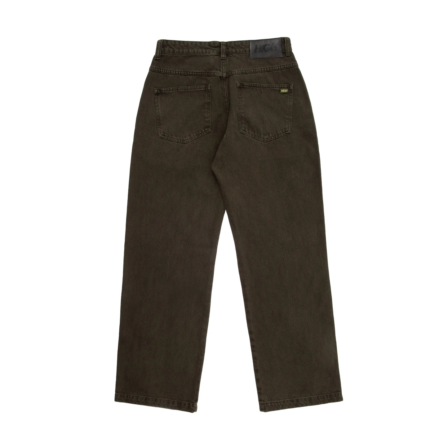 Jeans Pants Logo Line Desert Green