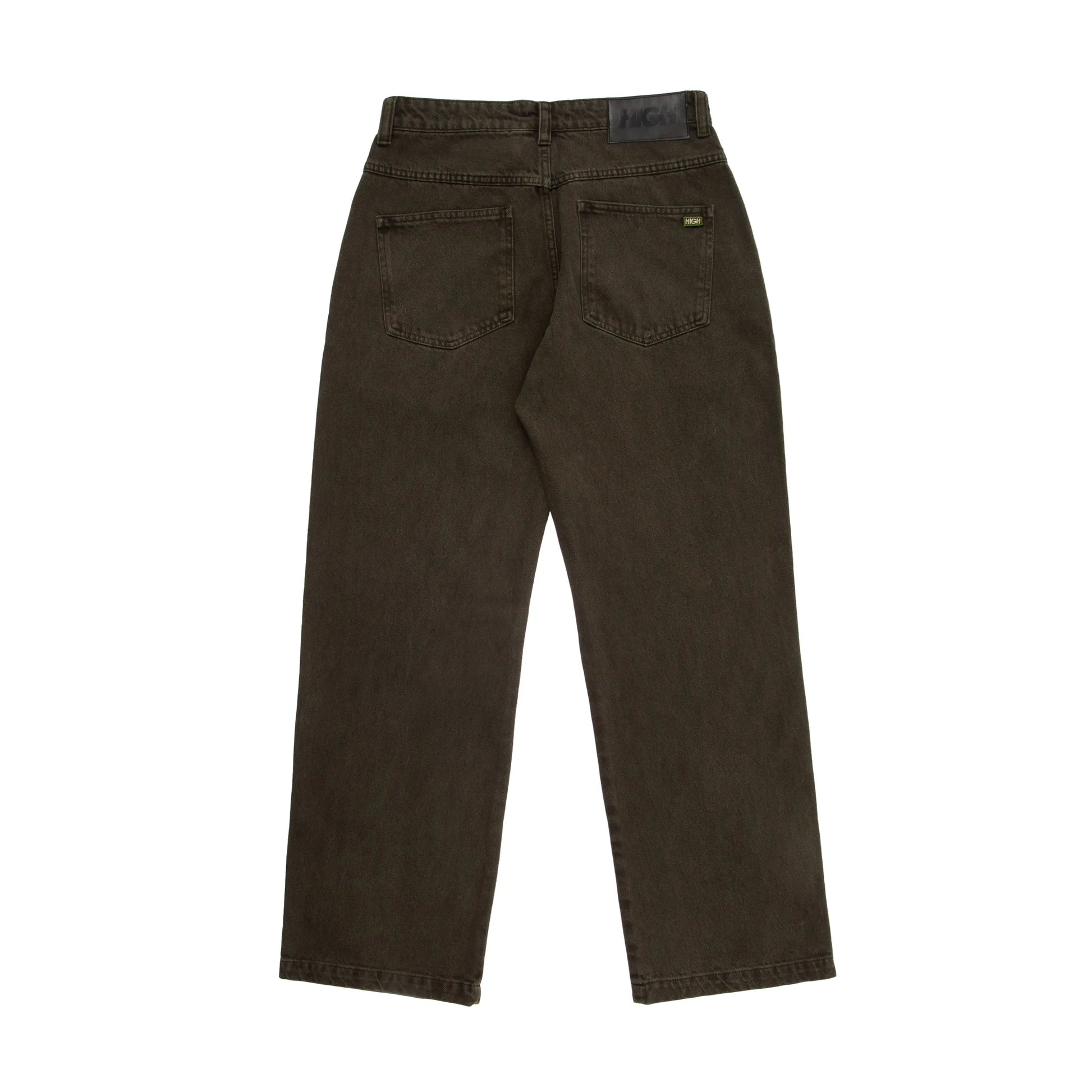 Jeans Pants Logo Line Desert Green