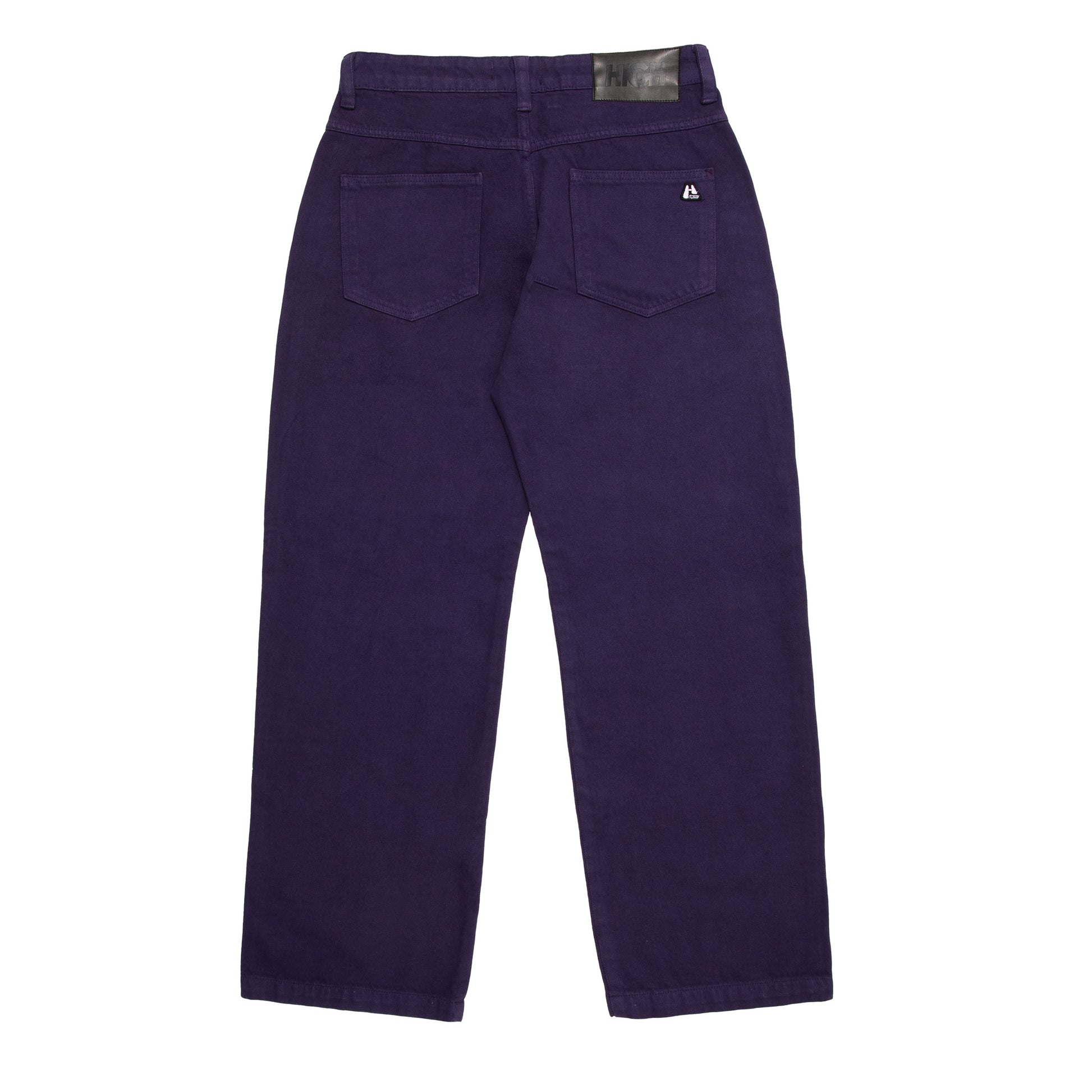 Jeans Pants Logo Line Purple