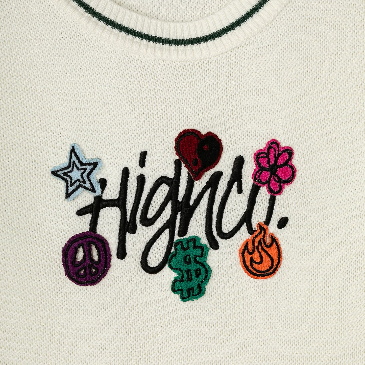 Knitted Girlz Vest White