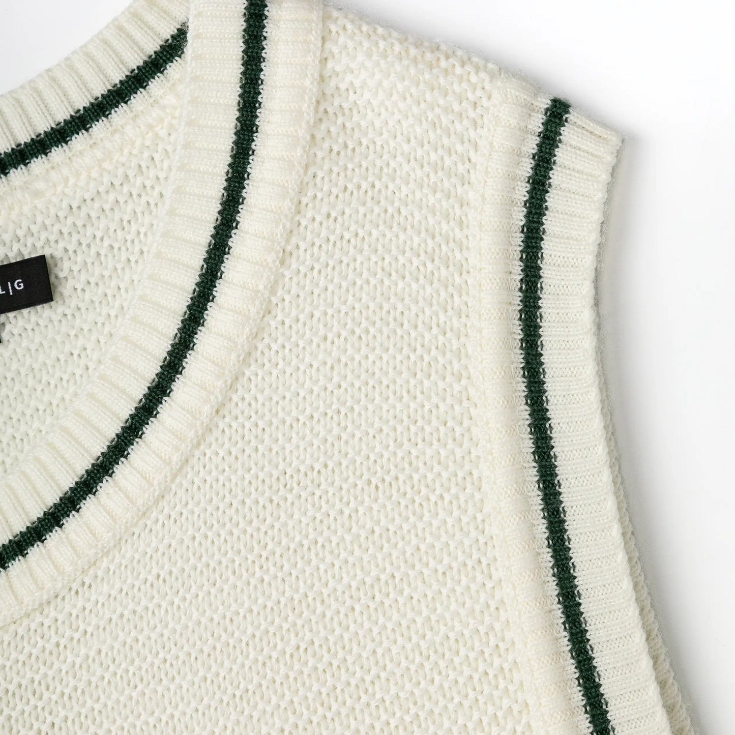 Knitted Girlz Vest White