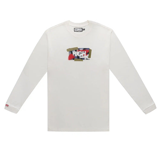 Longsleeve Stencil White
