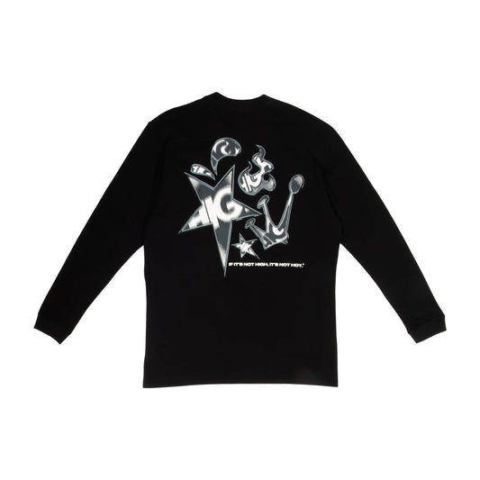 Longsleeve Stars Black